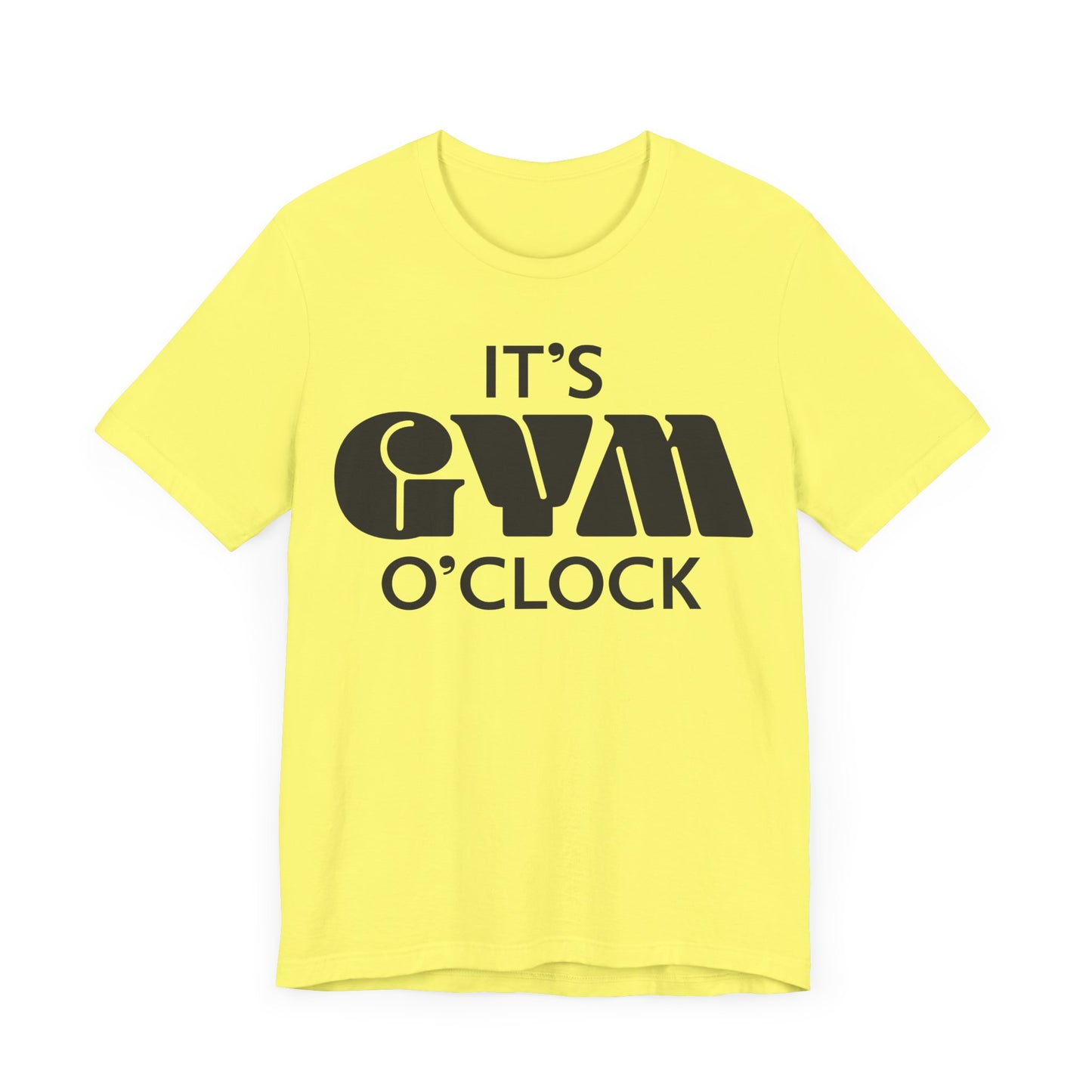💪  It’s Gym O’Clock - Unisex Jersey Short Sleeve T-shirt
