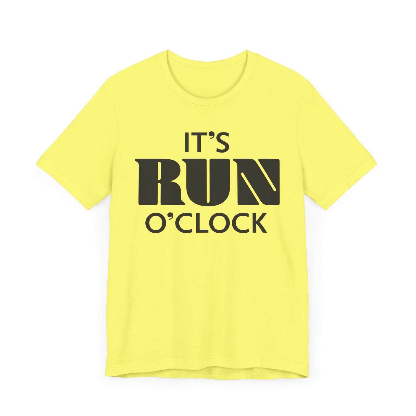🏃 It’s Run O’Clock - Unisex Jersey Short Sleeve T-shirt