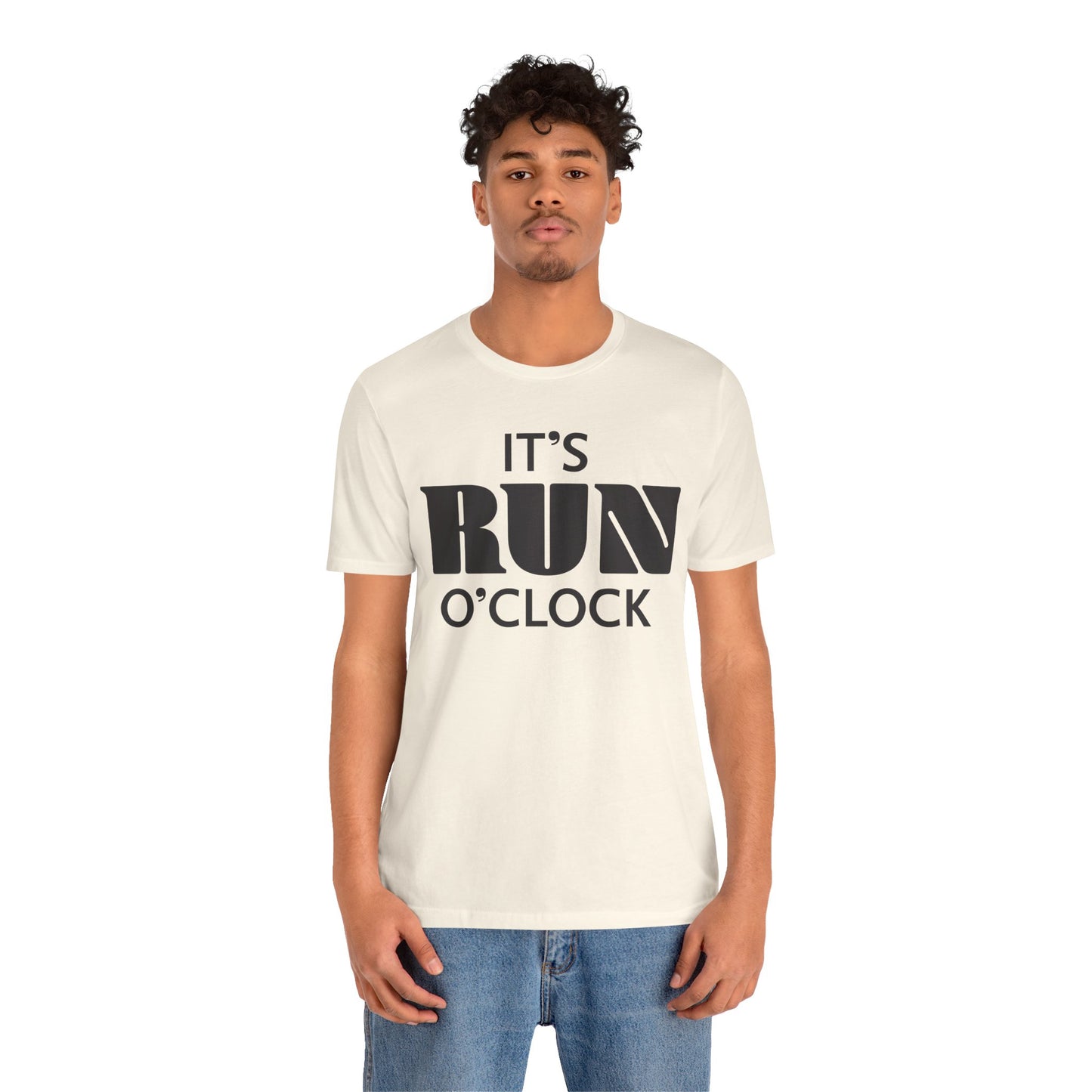 🏃 It’s Run O’Clock - Unisex Jersey Short Sleeve T-shirt