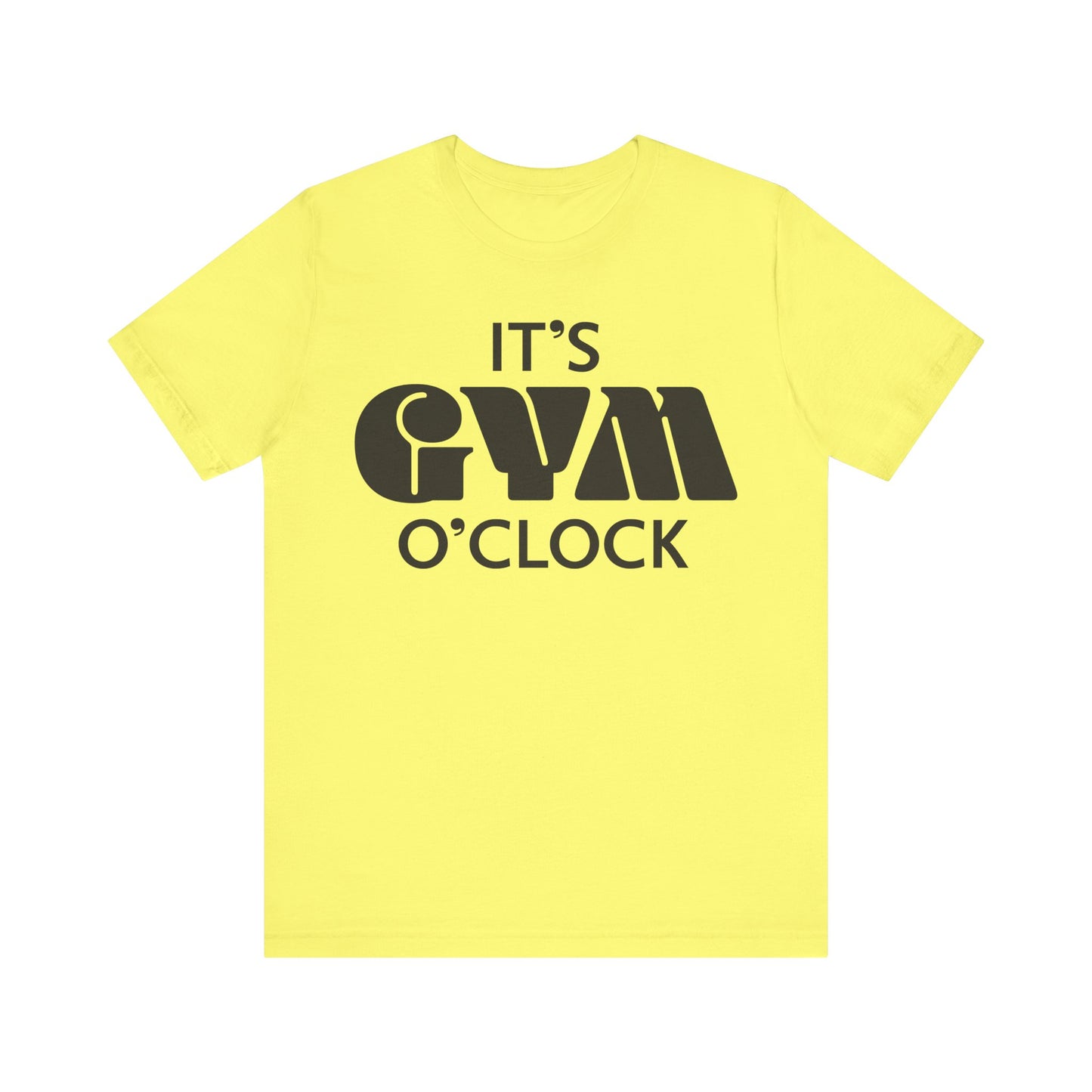 💪  It’s Gym O’Clock - Unisex Jersey Short Sleeve T-shirt