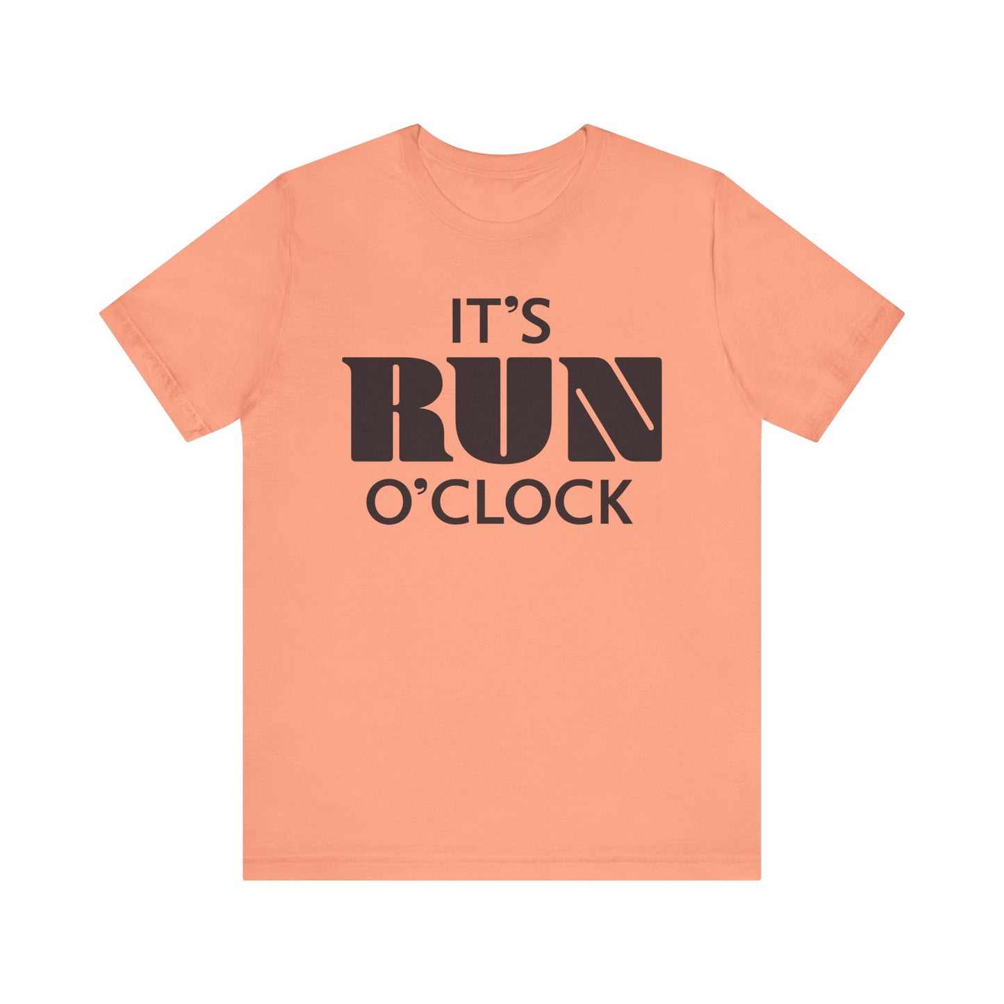🏃 It’s Run O’Clock - Unisex Jersey Short Sleeve T-shirt