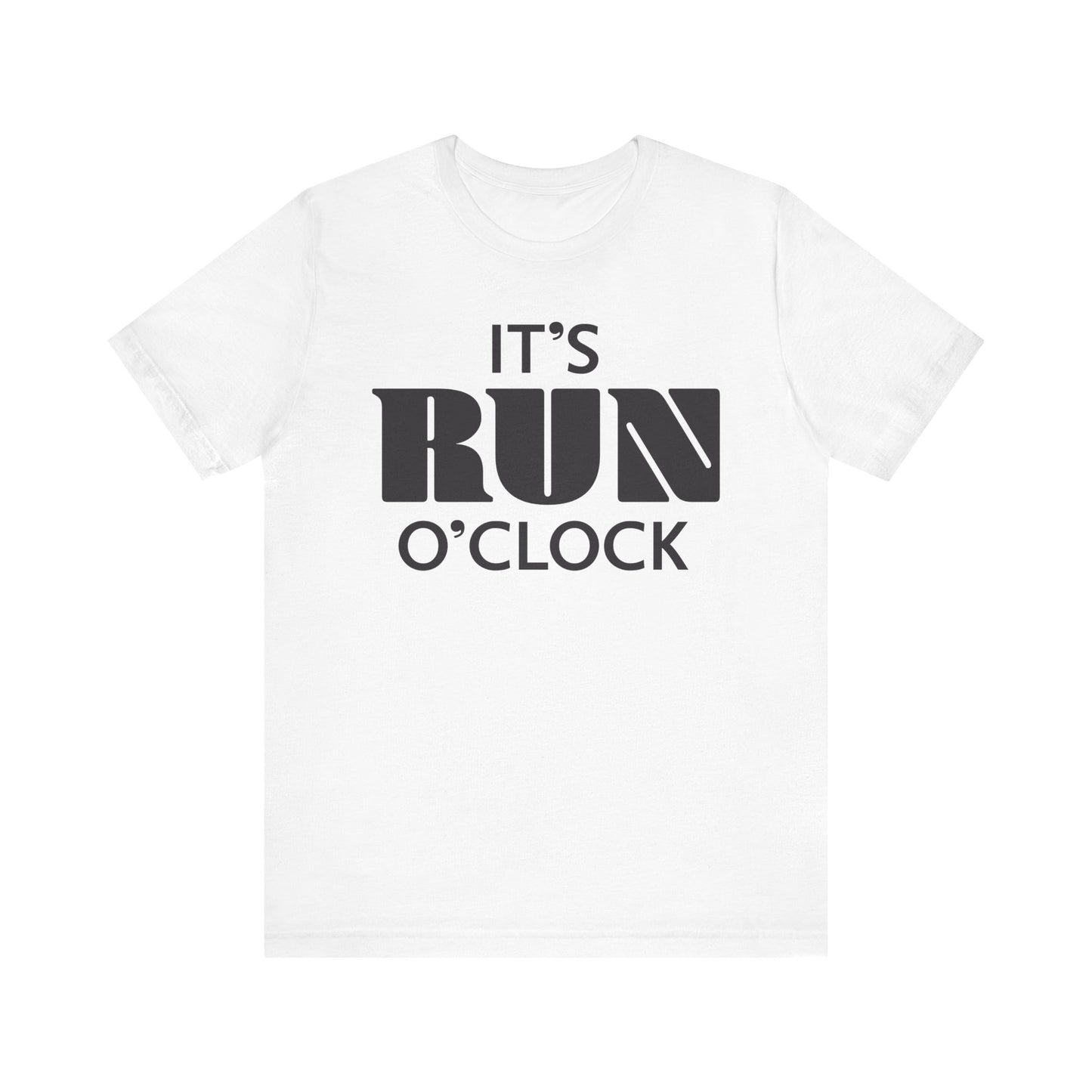🏃 It’s Run O’Clock - Unisex Jersey Short Sleeve T-shirt