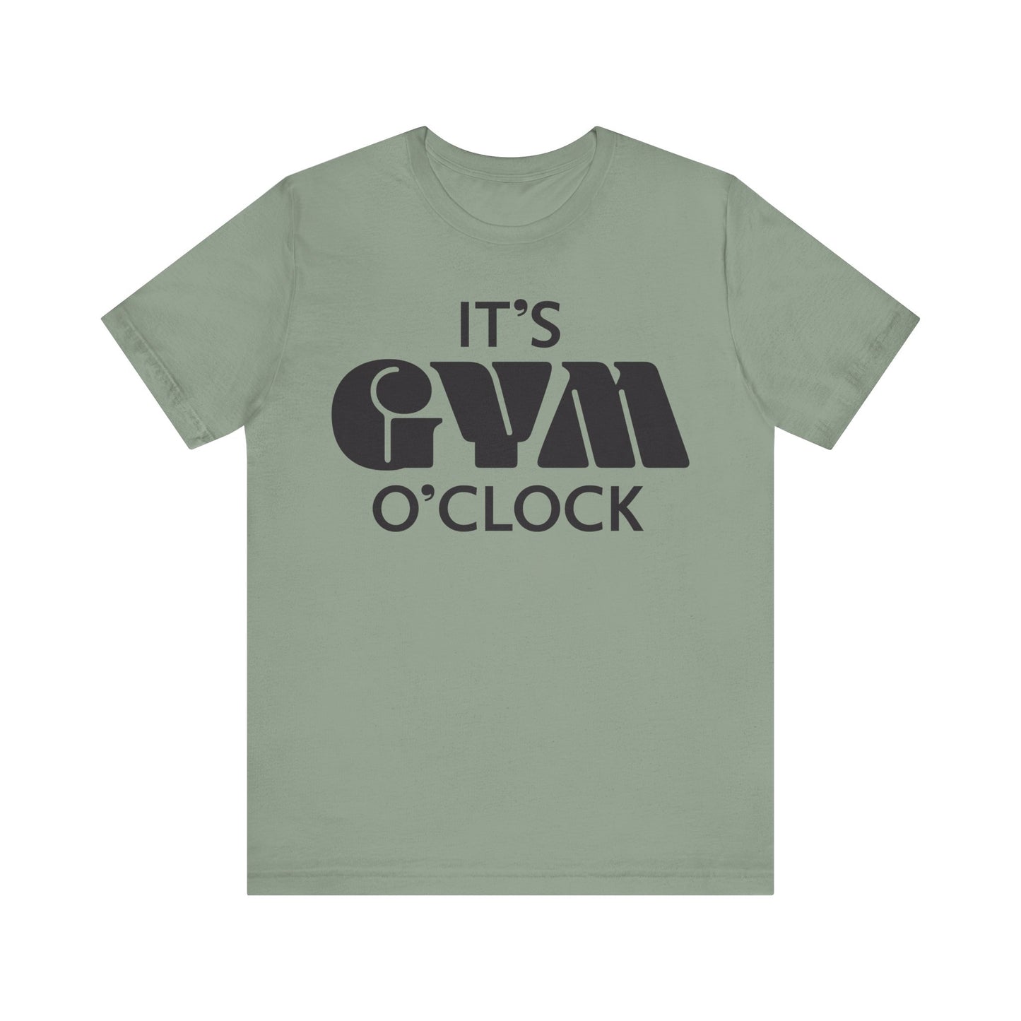 💪  It’s Gym O’Clock - Unisex Jersey Short Sleeve T-shirt