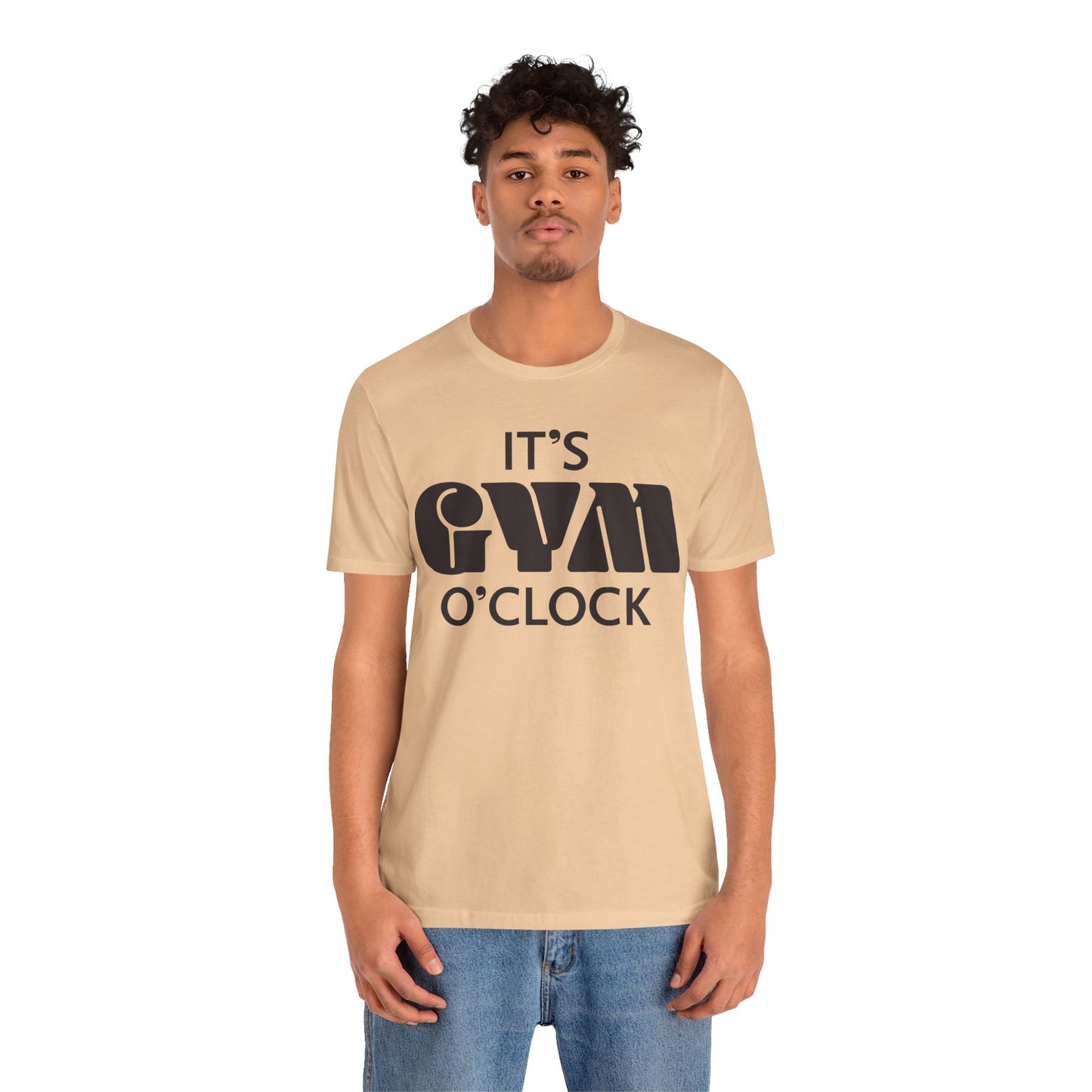 💪  It’s Gym O’Clock - Unisex Jersey Short Sleeve T-shirt