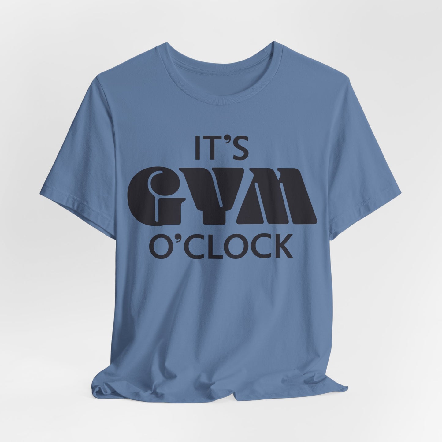 💪  It’s Gym O’Clock - Unisex Jersey Short Sleeve T-shirt