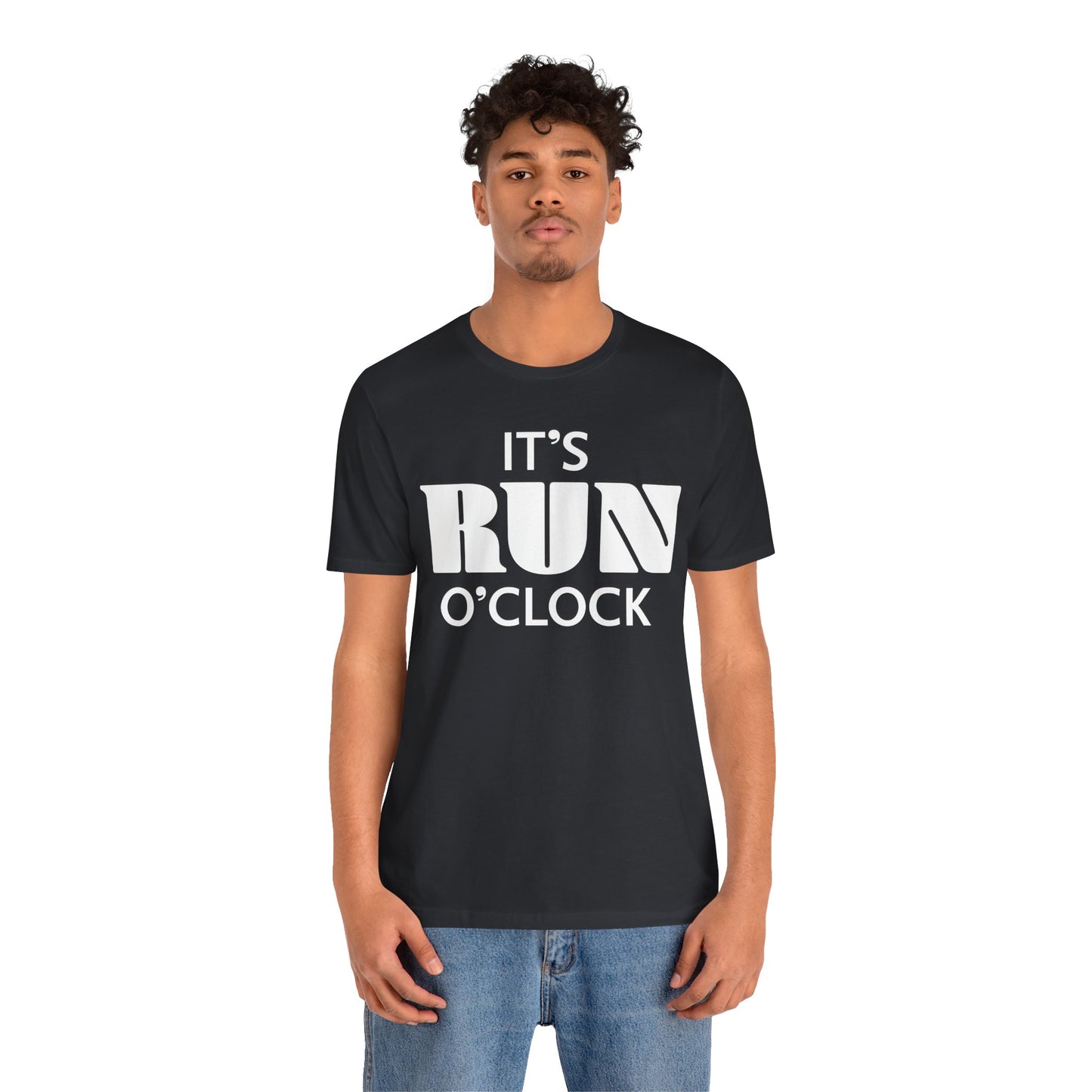 🏃 It’s Run O’Clock - Unisex Jersey Short Sleeve T-shirt