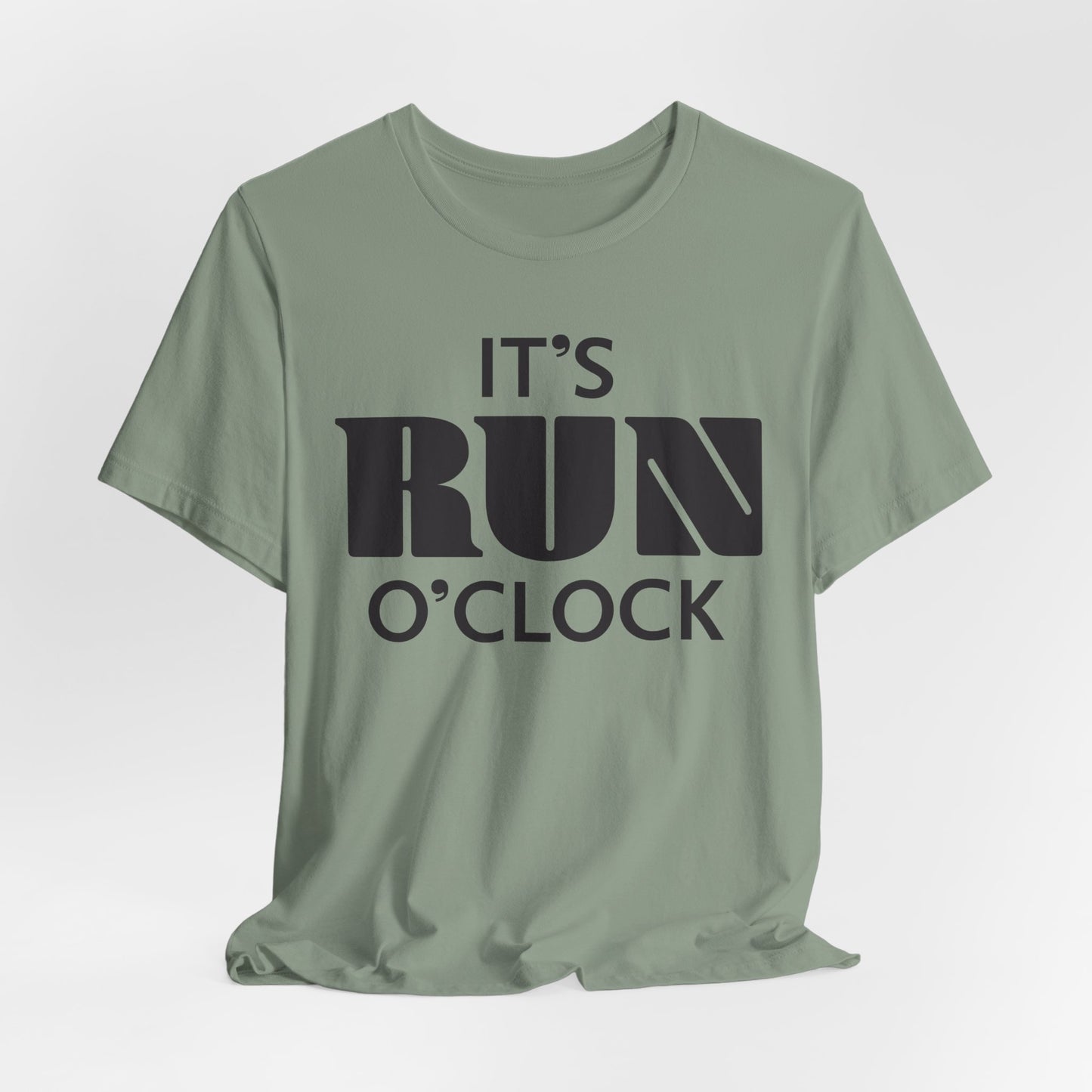 🏃 It’s Run O’Clock - Unisex Jersey Short Sleeve T-shirt