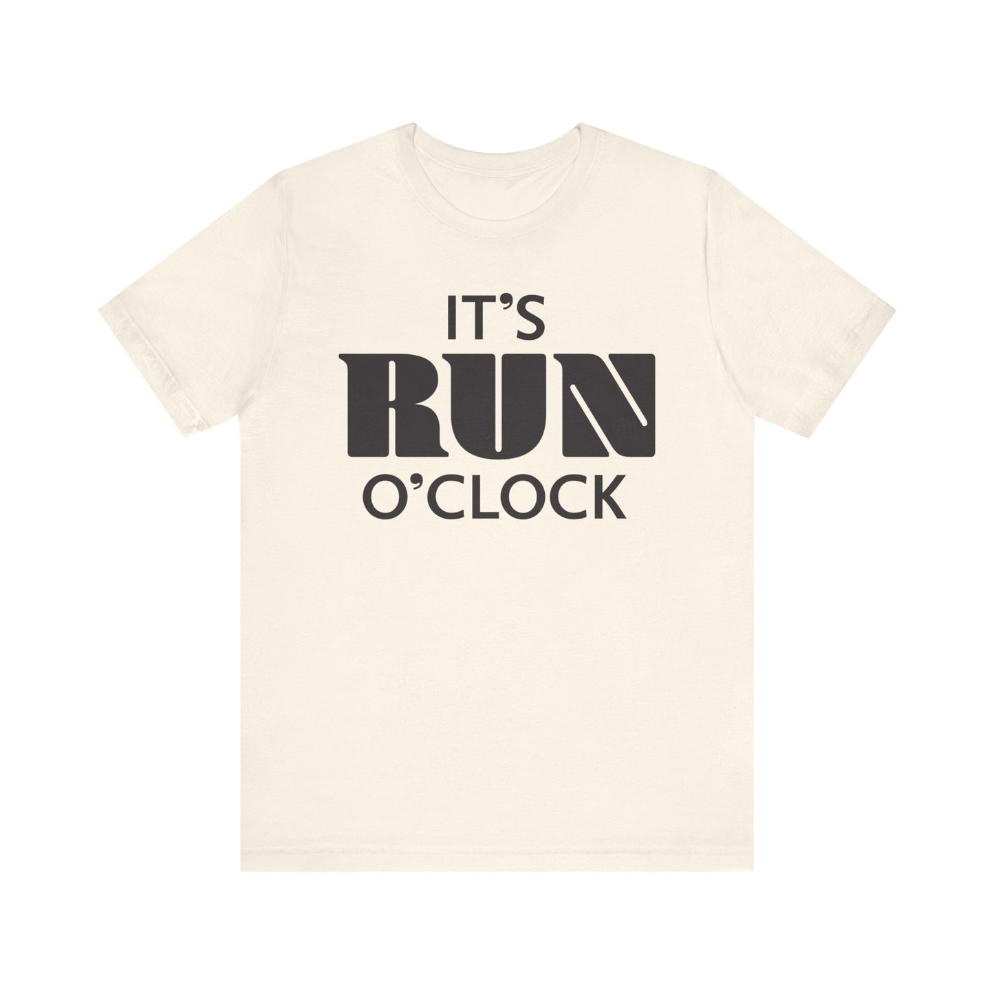 🏃 It’s Run O’Clock - Unisex Jersey Short Sleeve T-shirt