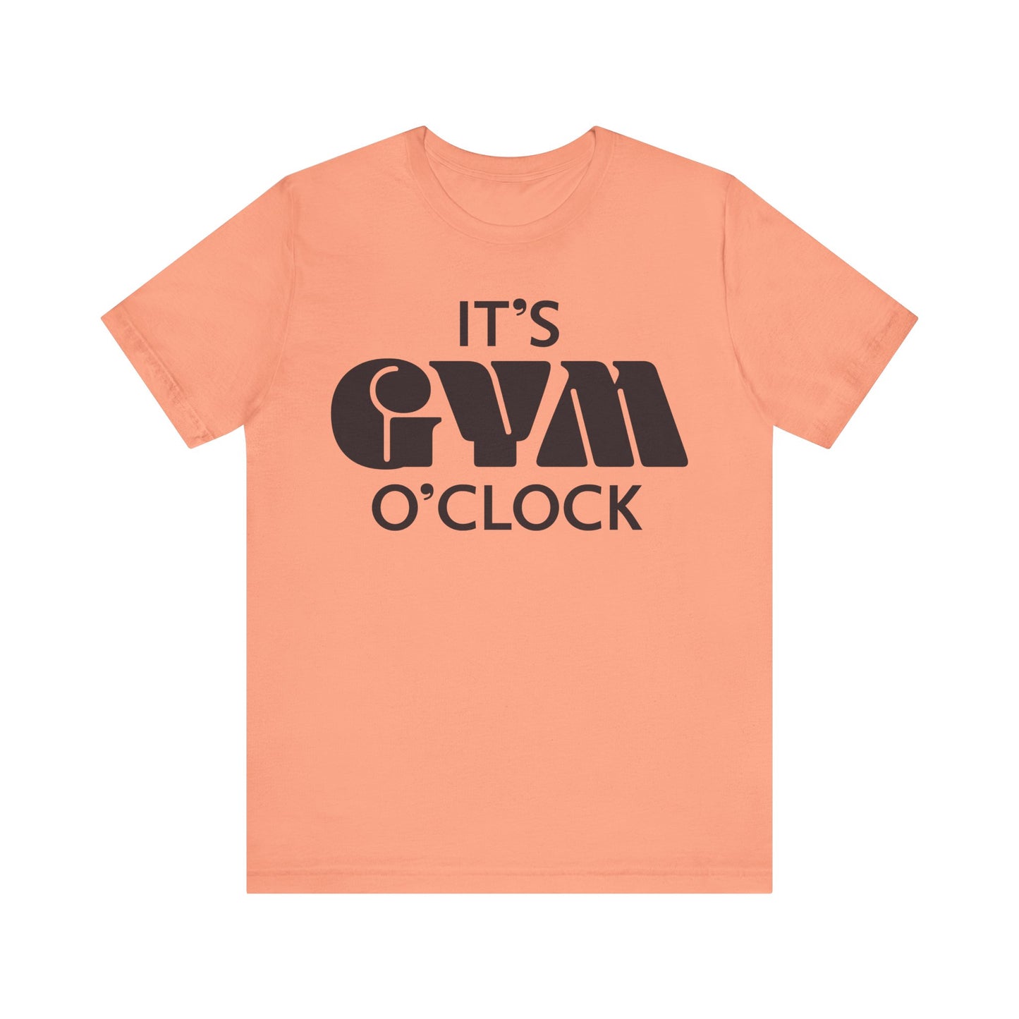 💪  It’s Gym O’Clock - Unisex Jersey Short Sleeve T-shirt