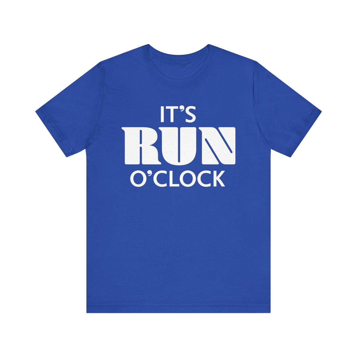 🏃 It’s Run O’Clock - Unisex Jersey Short Sleeve T-shirt