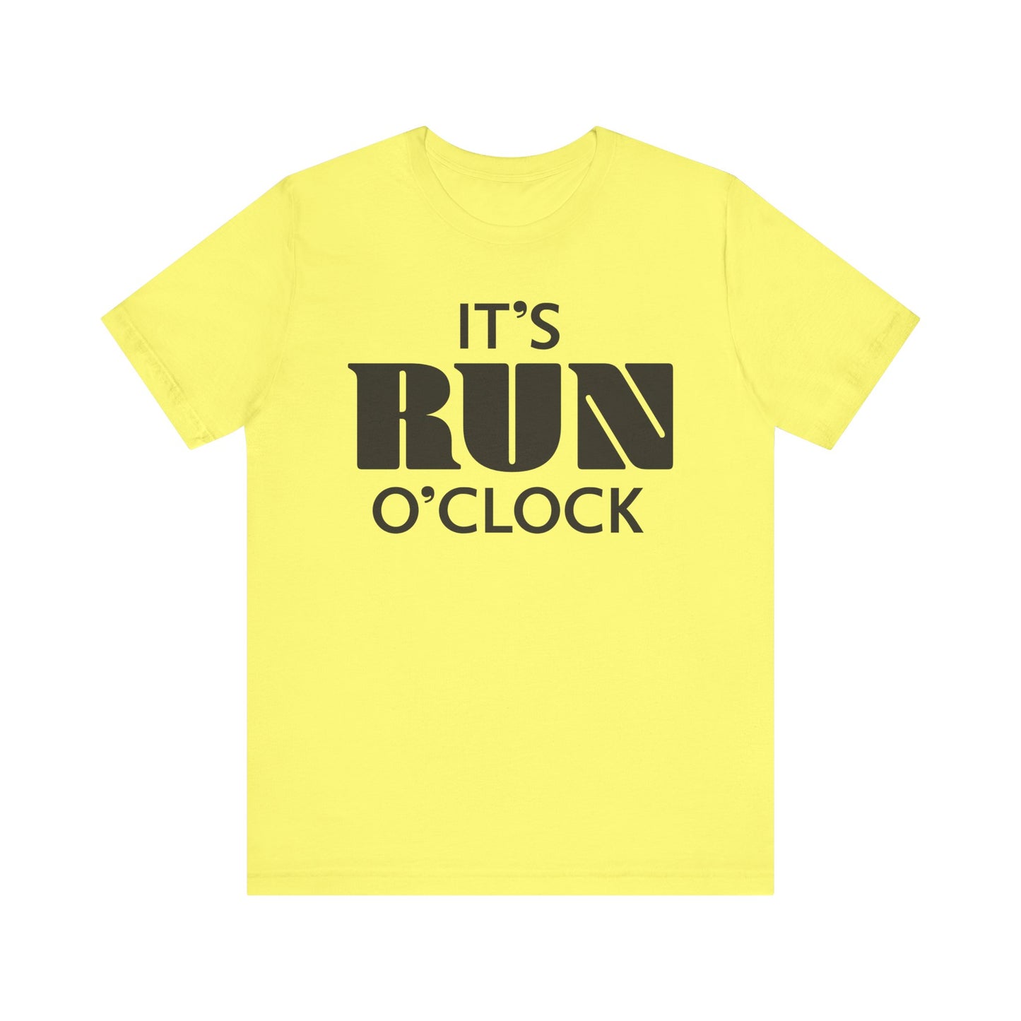 🏃 It’s Run O’Clock - Unisex Jersey Short Sleeve T-shirt