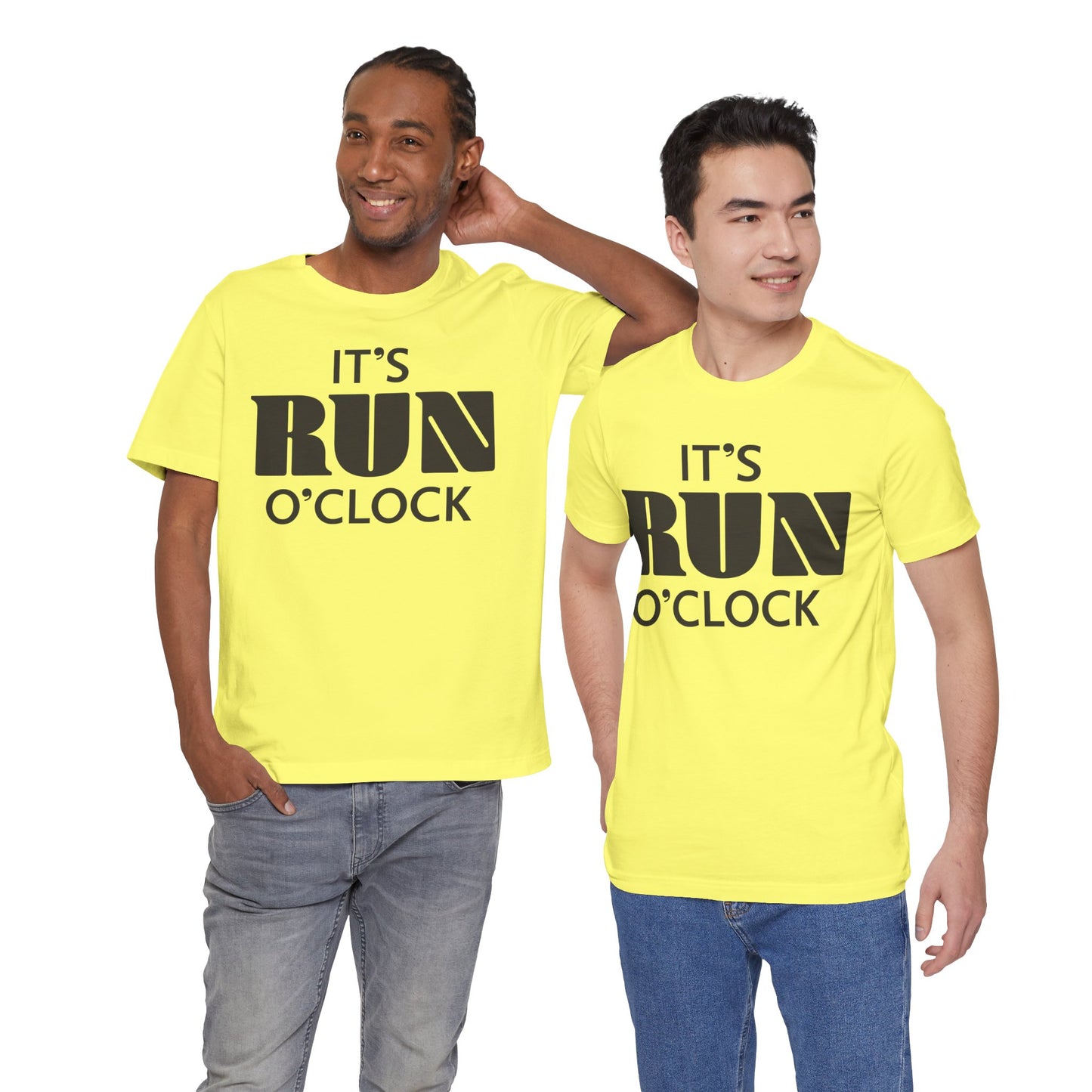 🏃 It’s Run O’Clock - Unisex Jersey Short Sleeve T-shirt