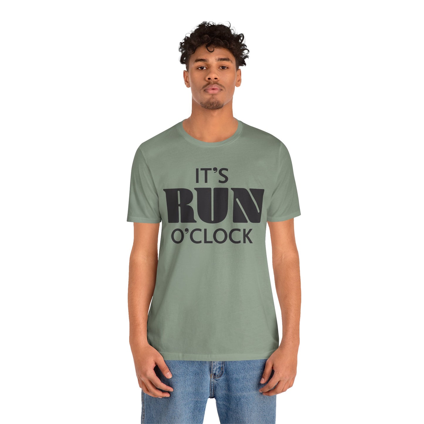 🏃 It’s Run O’Clock - Unisex Jersey Short Sleeve T-shirt