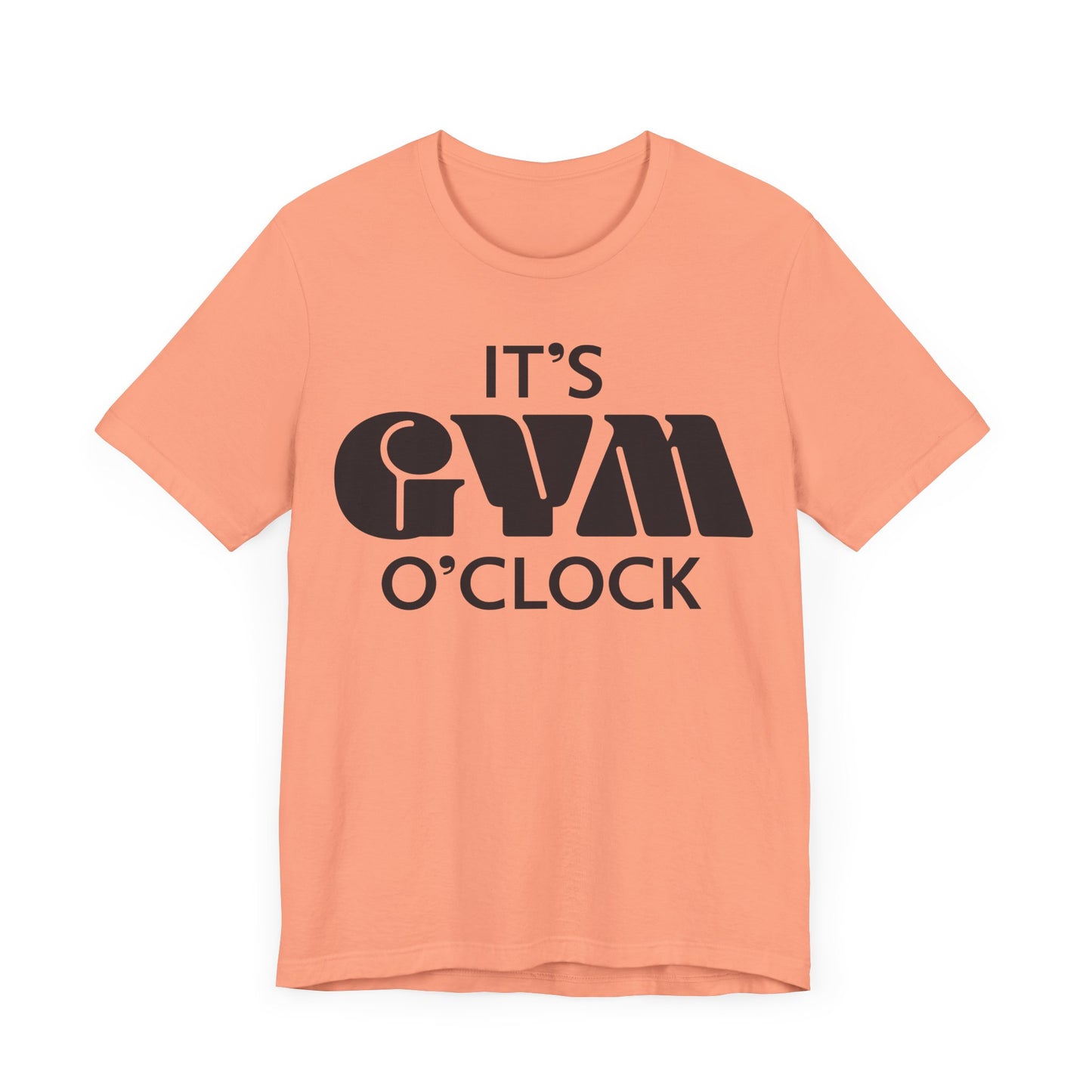 💪  It’s Gym O’Clock - Unisex Jersey Short Sleeve T-shirt