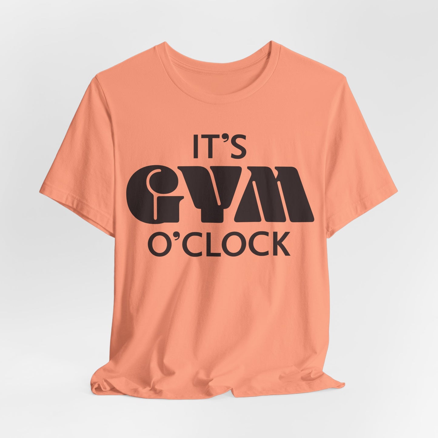 💪  It’s Gym O’Clock - Unisex Jersey Short Sleeve T-shirt