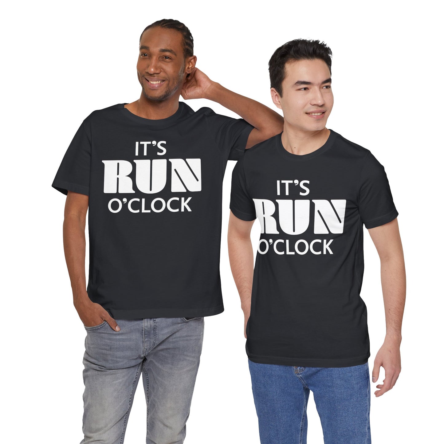 🏃 It’s Run O’Clock - Unisex Jersey Short Sleeve T-shirt