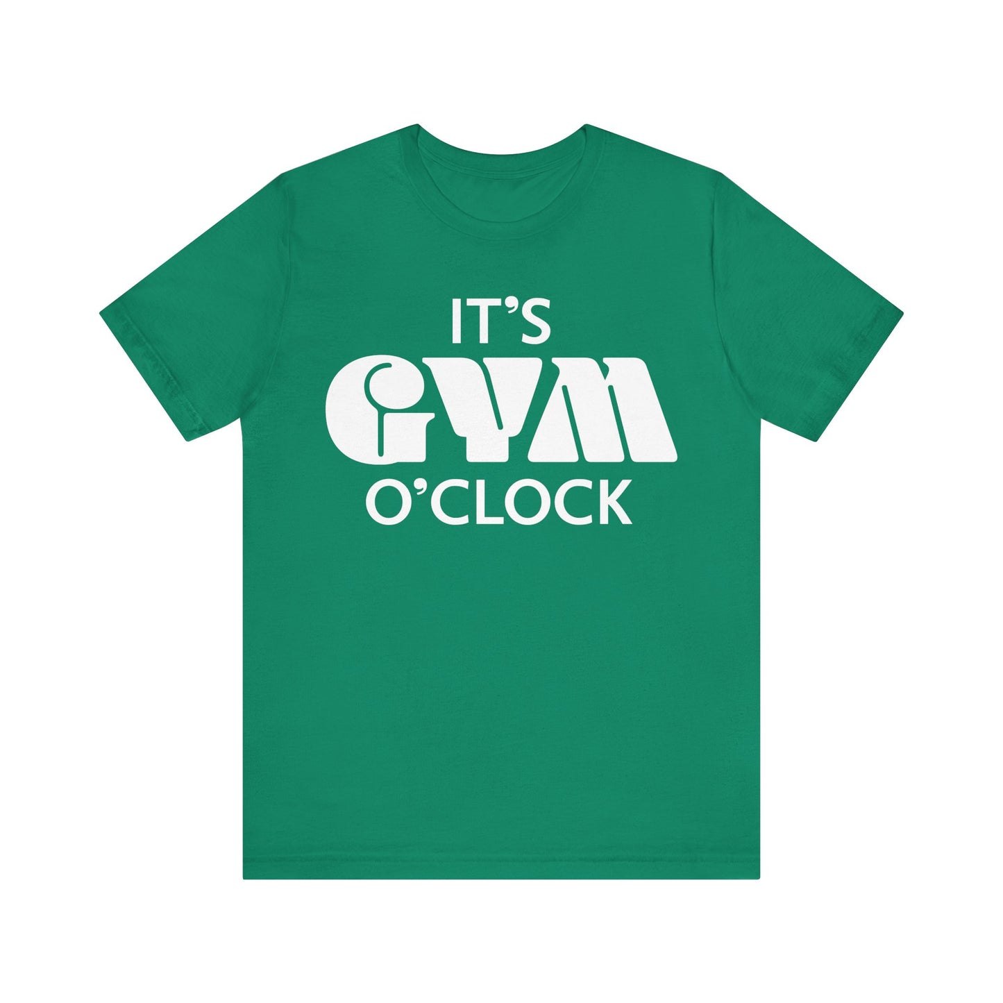💪  It’s Gym O’Clock - Unisex Jersey Short Sleeve T-shirt