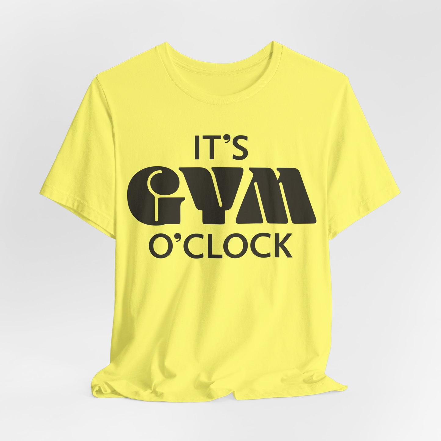 💪  It’s Gym O’Clock - Unisex Jersey Short Sleeve T-shirt
