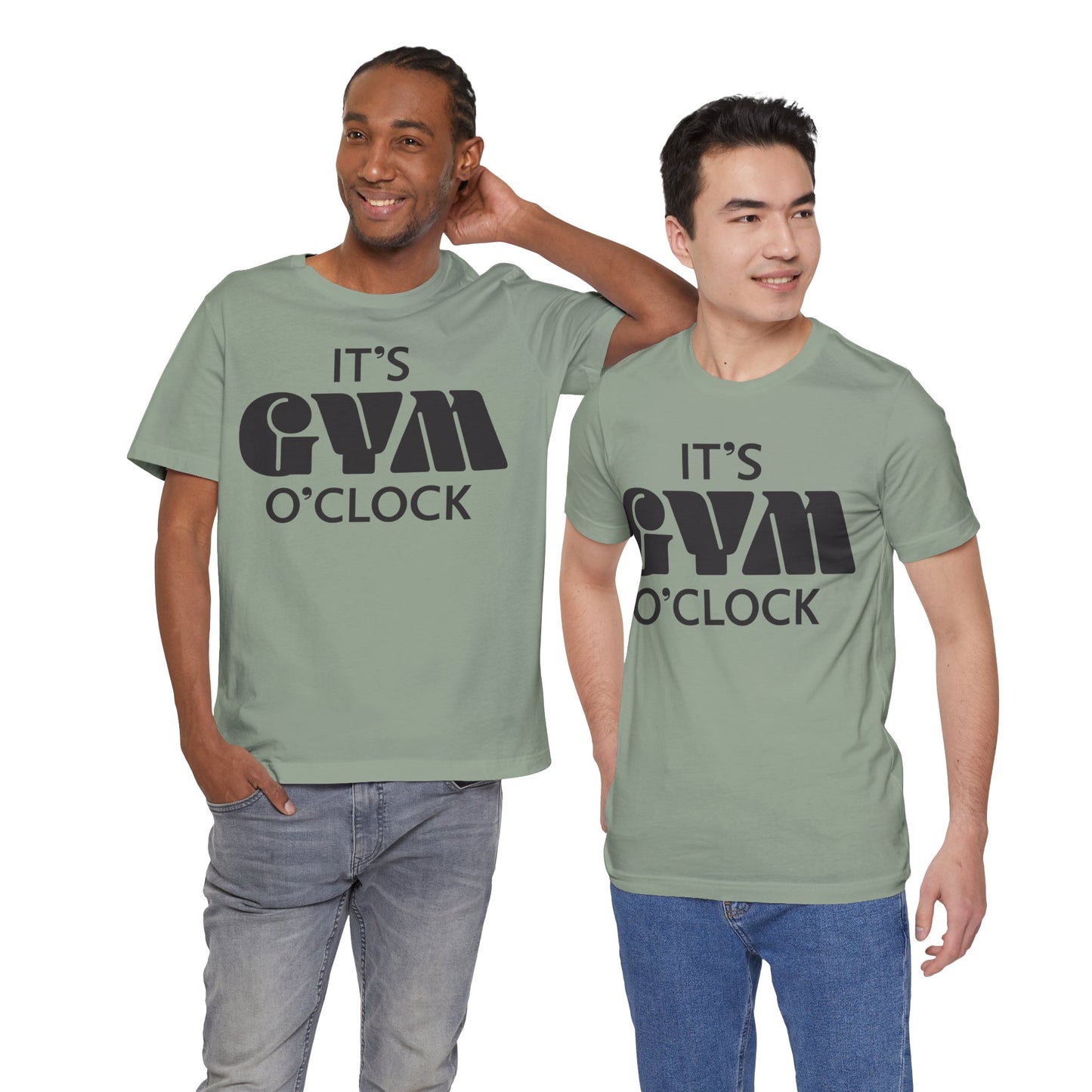 💪  It’s Gym O’Clock - Unisex Jersey Short Sleeve T-shirt