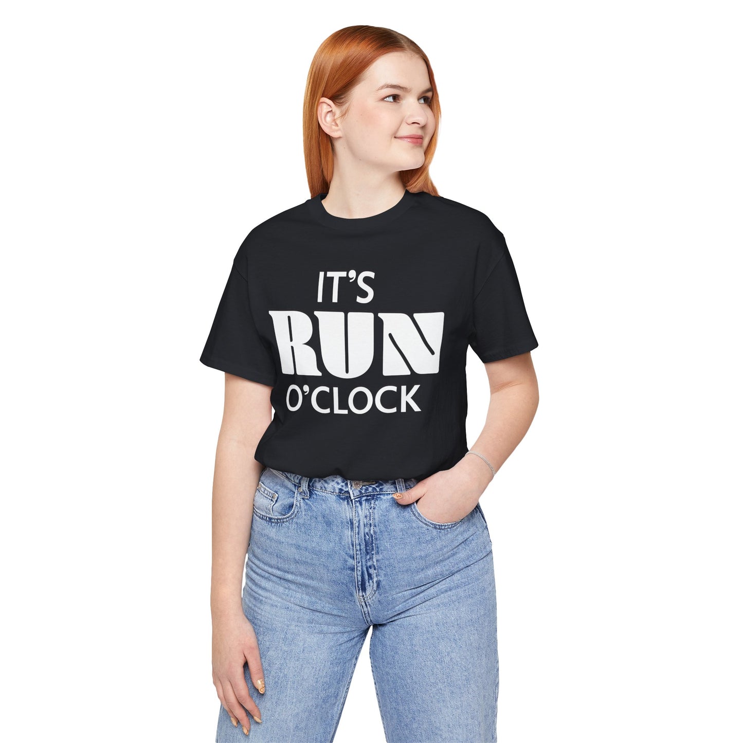 🏃 It’s Run O’Clock - Unisex Jersey Short Sleeve T-shirt