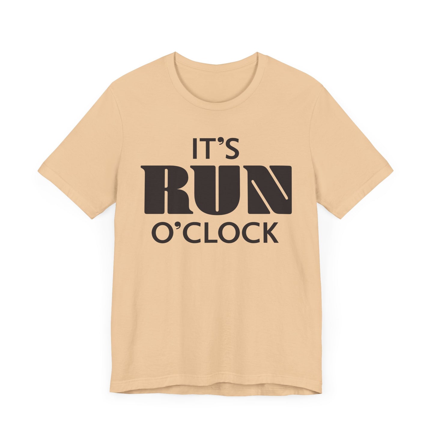 🏃 It’s Run O’Clock - Unisex Jersey Short Sleeve T-shirt