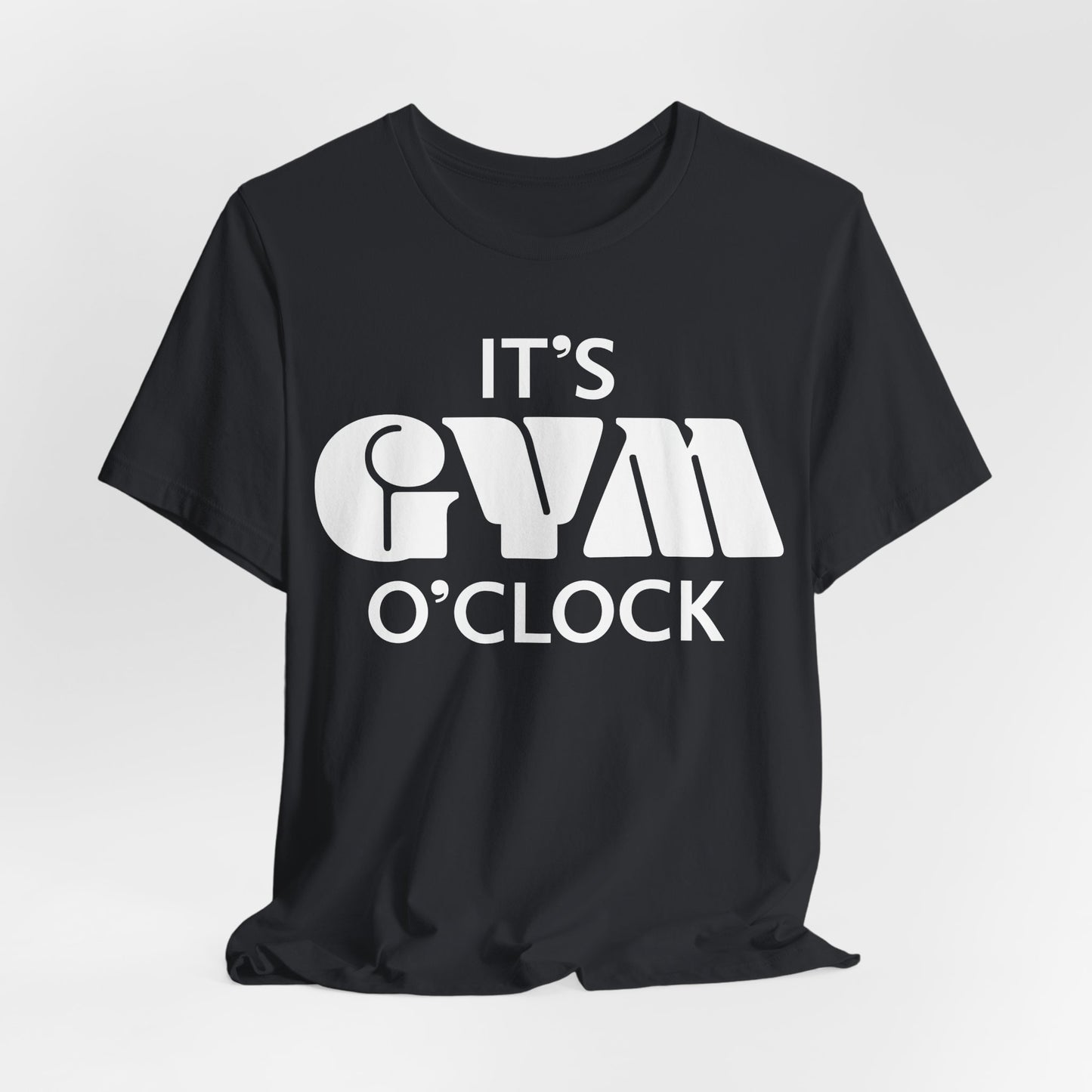 💪  It’s Gym O’Clock - Unisex Jersey Short Sleeve T-shirt
