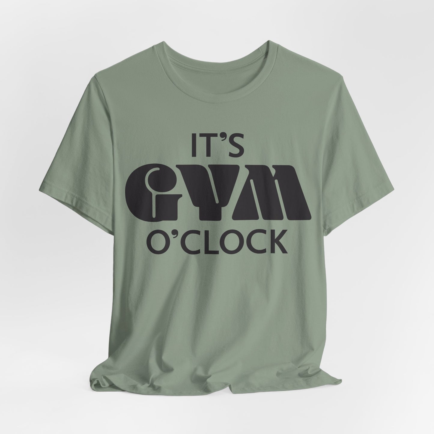 💪  It’s Gym O’Clock - Unisex Jersey Short Sleeve T-shirt