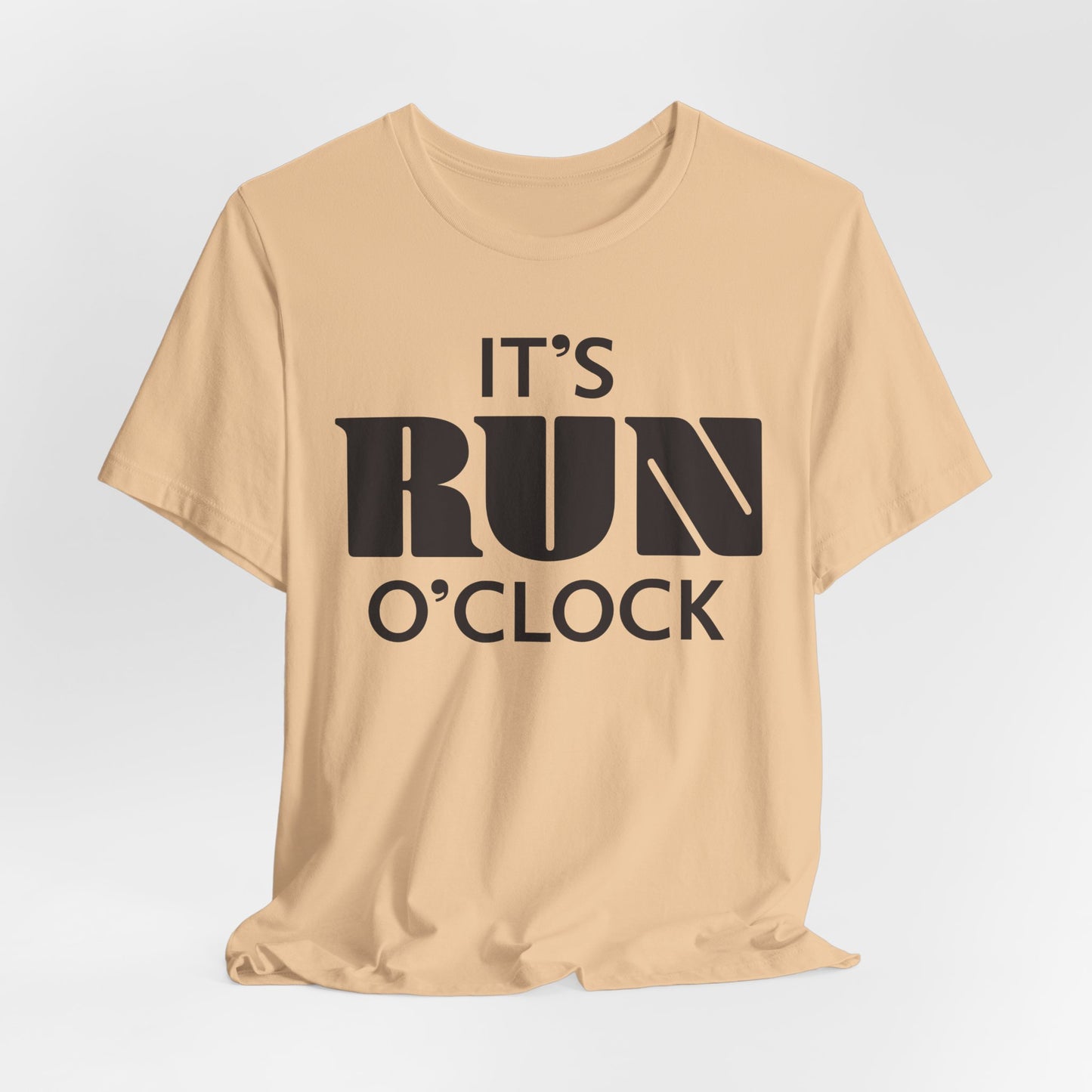 🏃 It’s Run O’Clock - Unisex Jersey Short Sleeve T-shirt