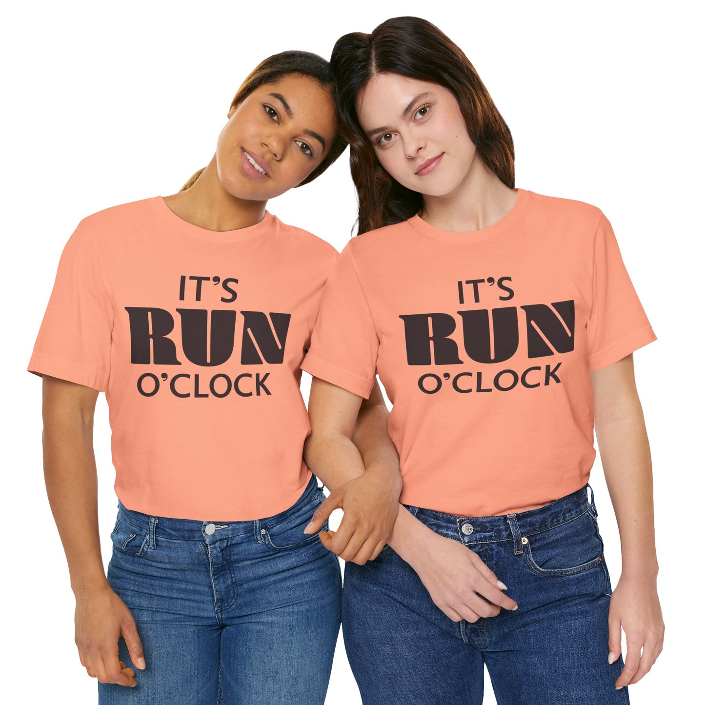 🏃 It’s Run O’Clock - Unisex Jersey Short Sleeve T-shirt