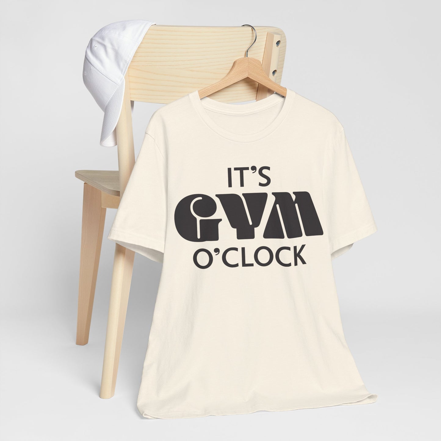 💪  It’s Gym O’Clock - Unisex Jersey Short Sleeve T-shirt