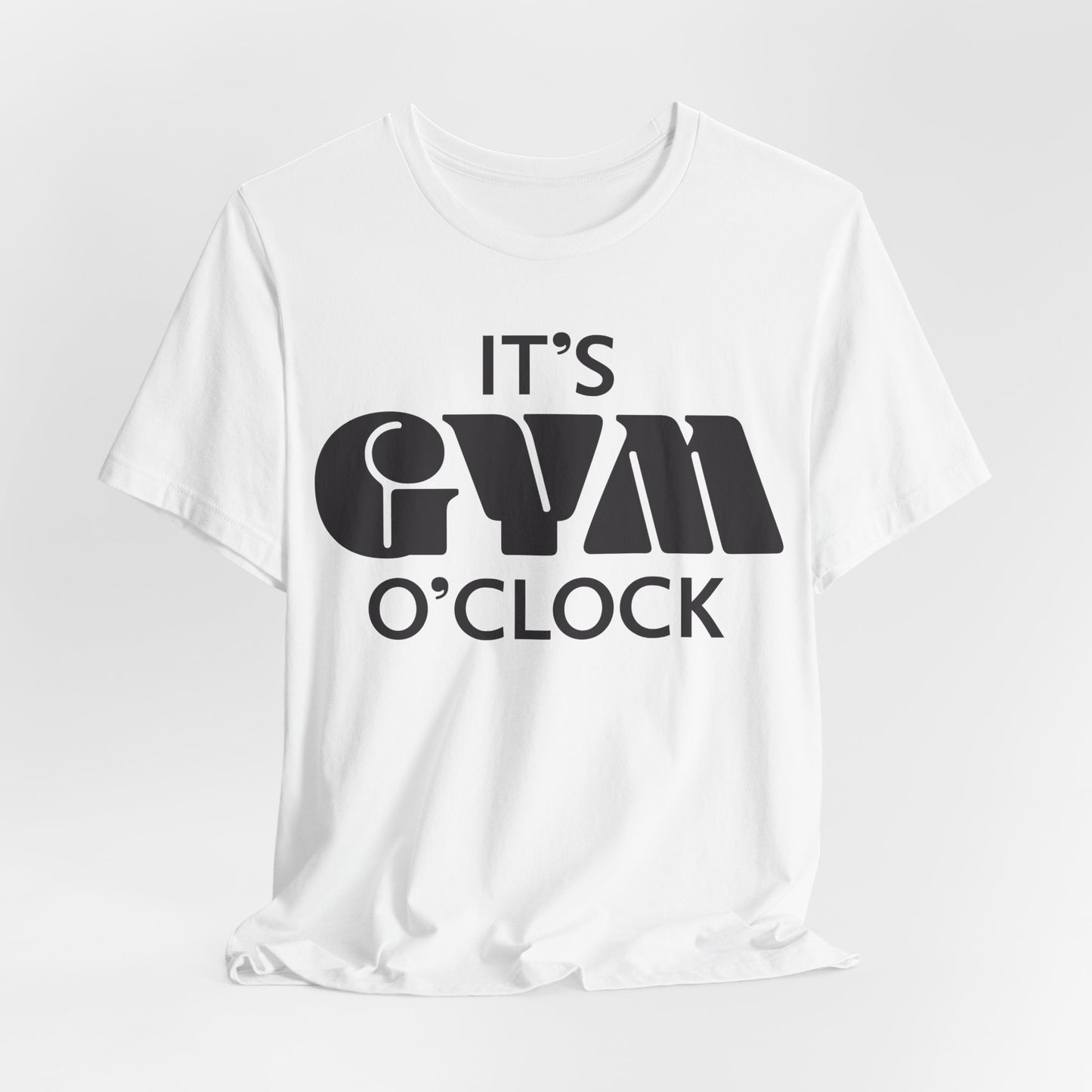 💪  It’s Gym O’Clock - Unisex Jersey Short Sleeve T-shirt