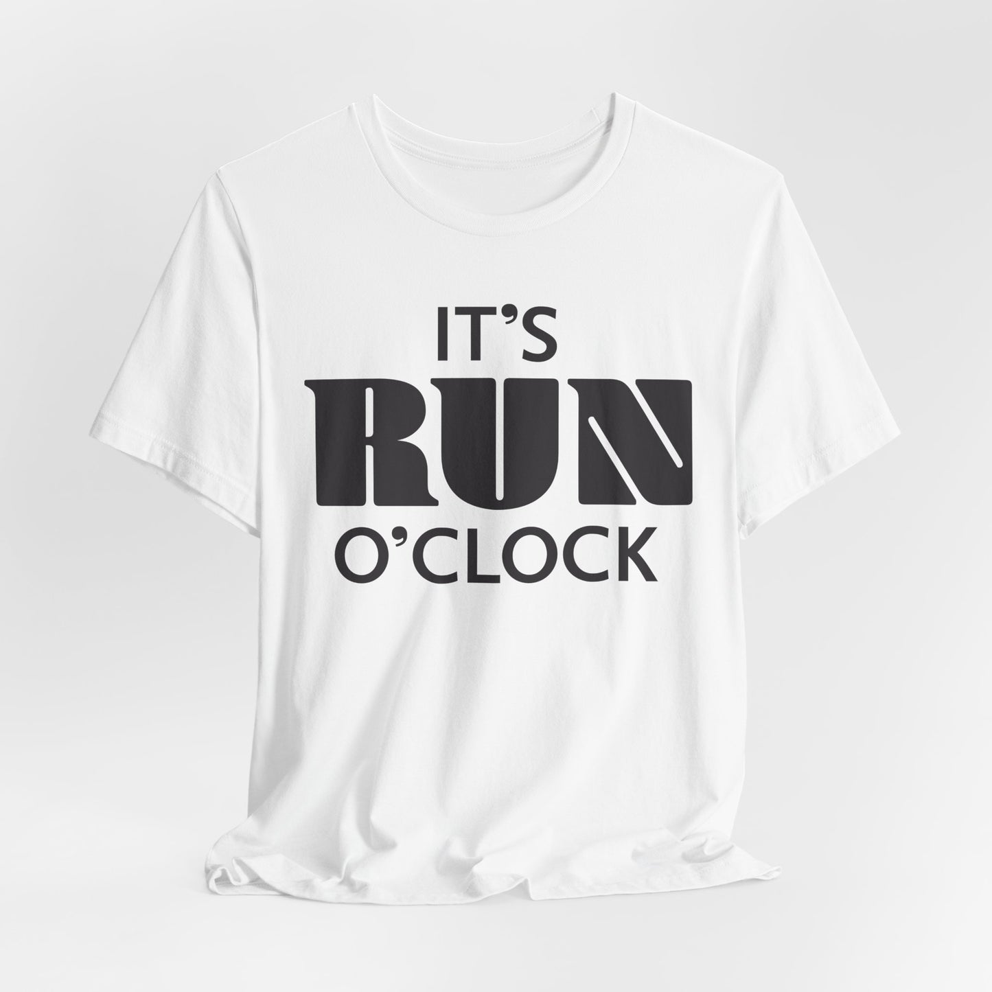 🏃 It’s Run O’Clock - Unisex Jersey Short Sleeve T-shirt