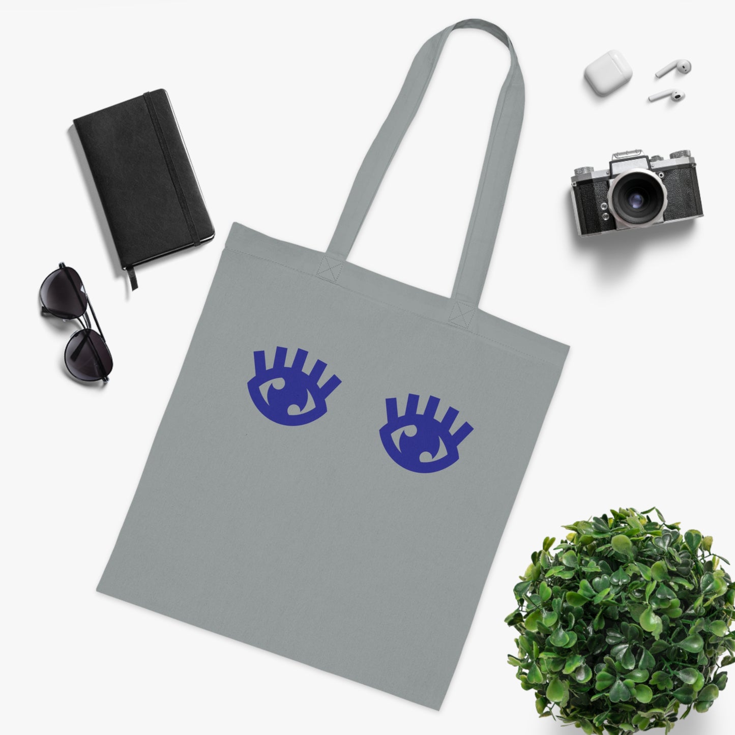 Clear Vision 100% Cotton Tote Bag by Vimroo