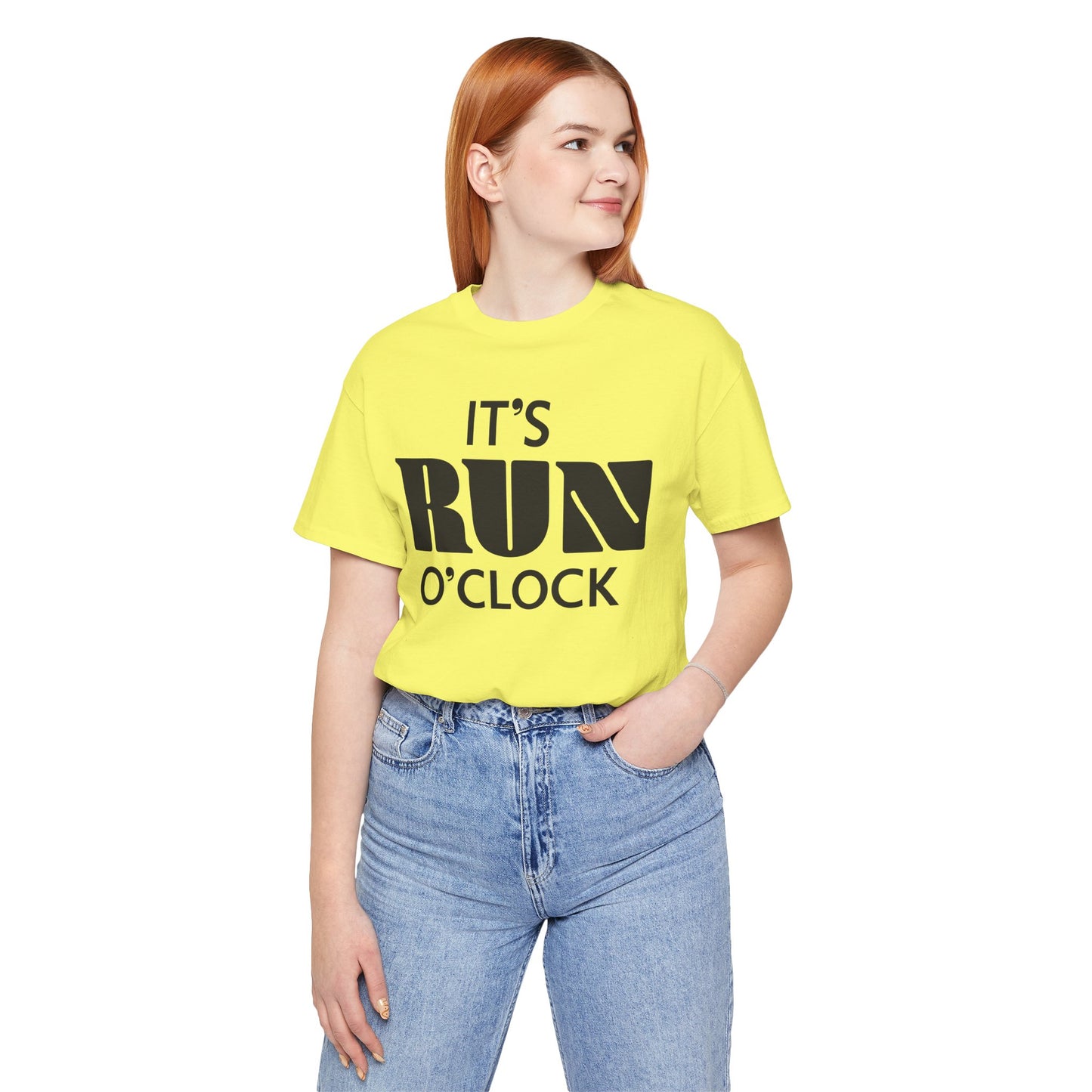 🏃 It’s Run O’Clock - Unisex Jersey Short Sleeve T-shirt