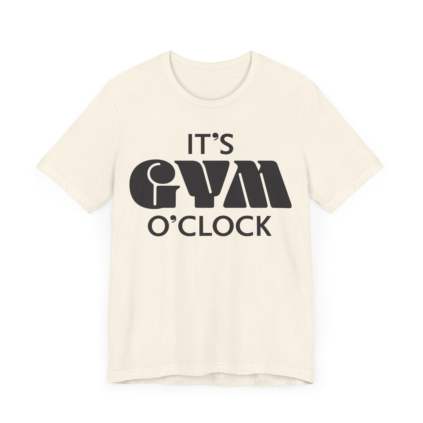 💪  It’s Gym O’Clock - Unisex Jersey Short Sleeve T-shirt