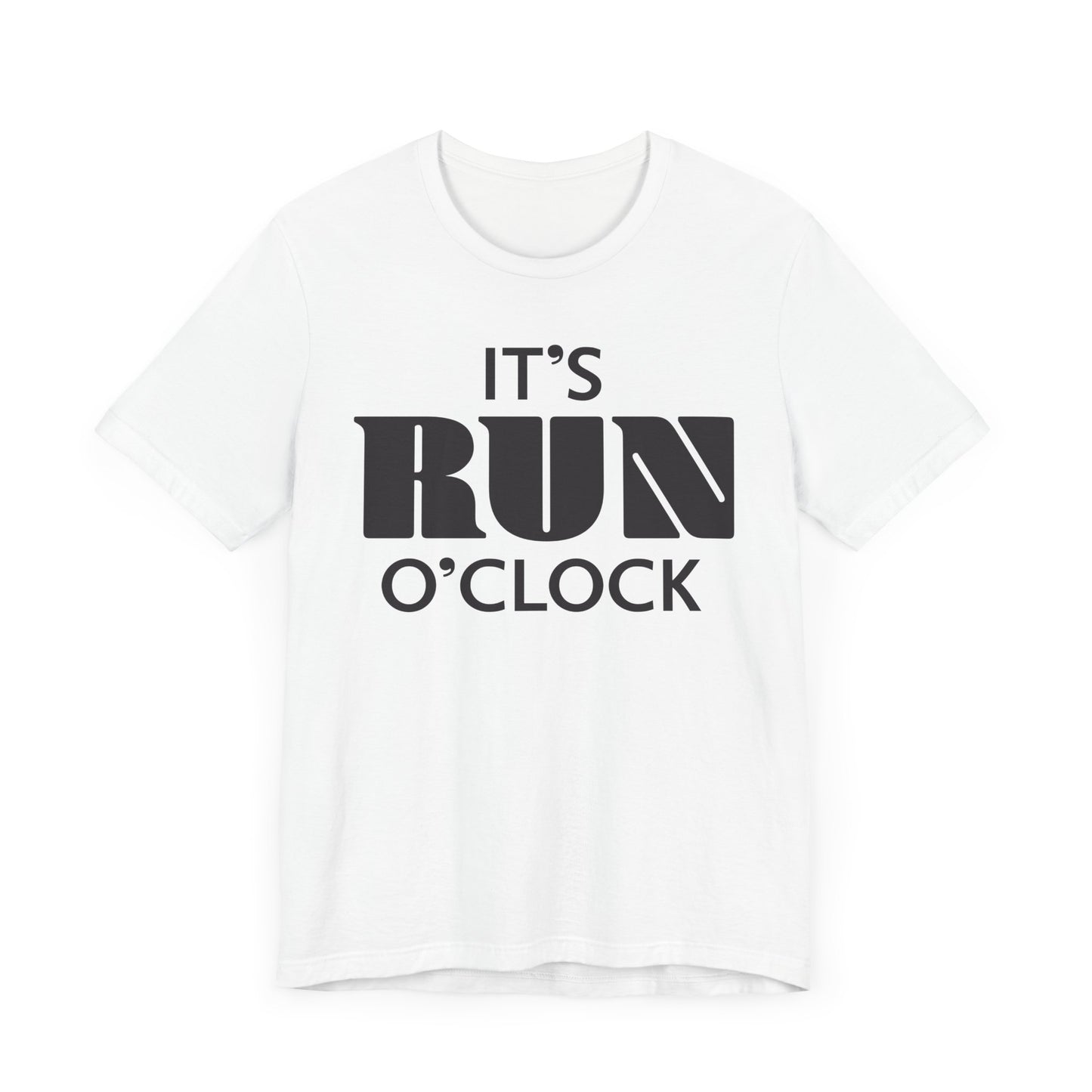 🏃 It’s Run O’Clock - Unisex Jersey Short Sleeve T-shirt
