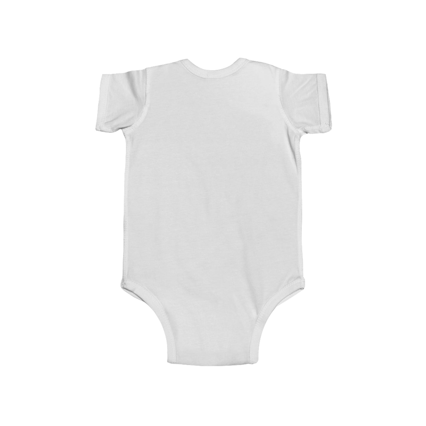 Infant Bodysuit — Minimal Candy Cane Christmas Tree Baby Onesie (Matching Family)