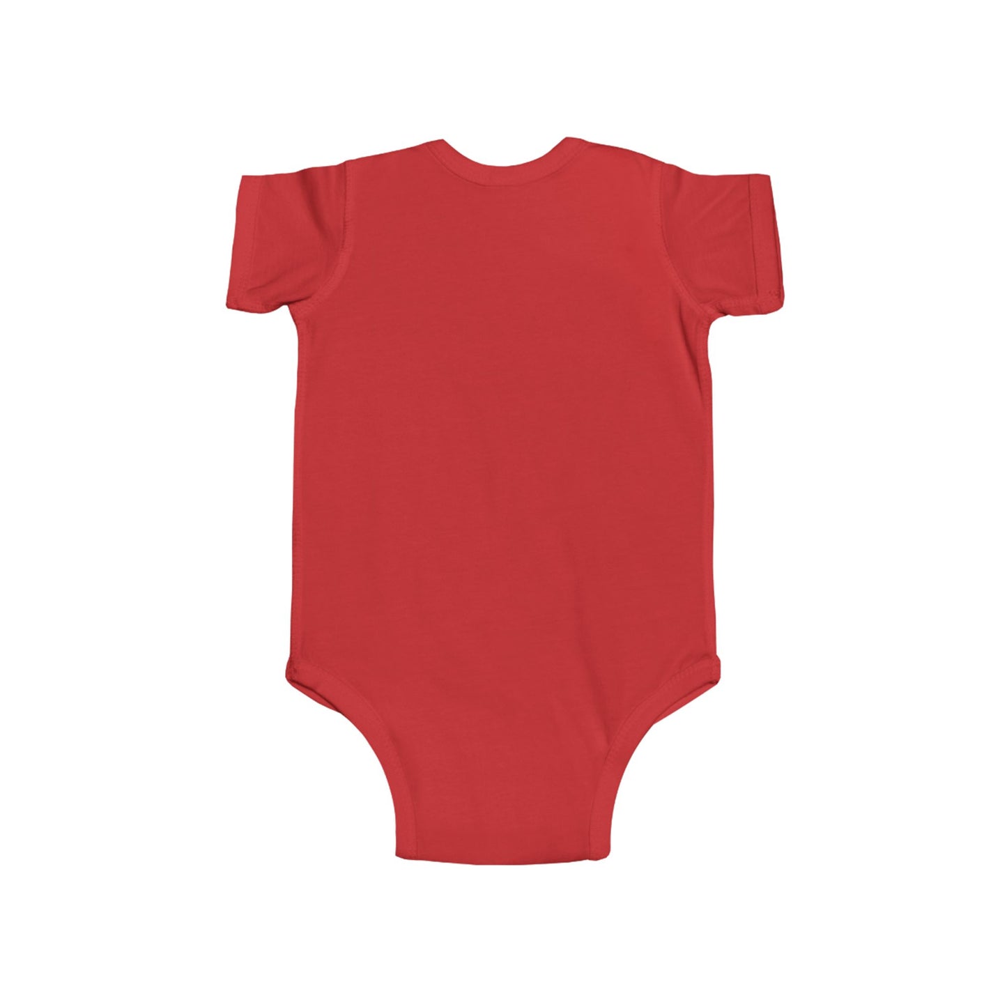 Infant Bodysuit — Minimal Candy Cane Christmas Tree Baby Onesie (Matching Family)