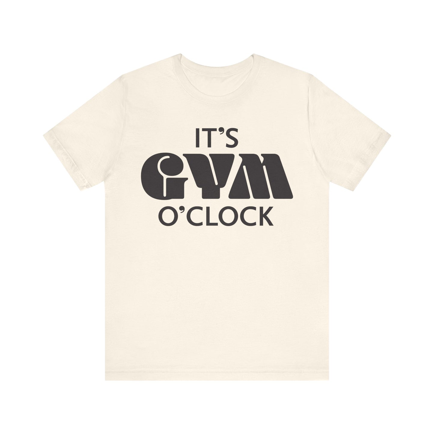 💪  It’s Gym O’Clock - Unisex Jersey Short Sleeve T-shirt