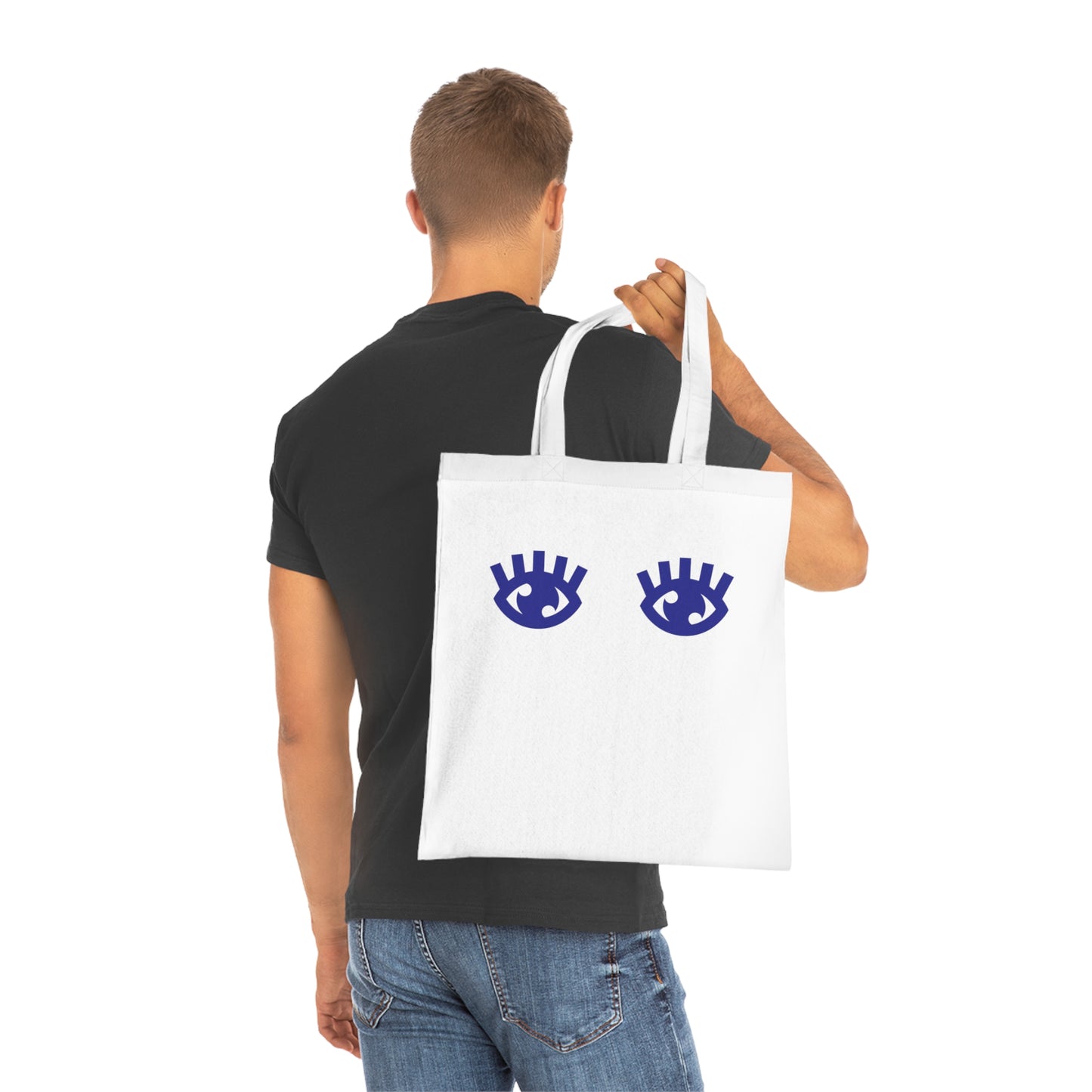 Clear Vision 100% Cotton Tote Bag by Vimroo