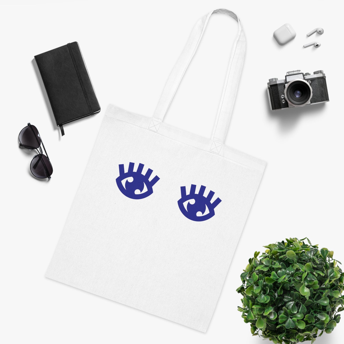 Clear Vision 100% Cotton Tote Bag by Vimroo