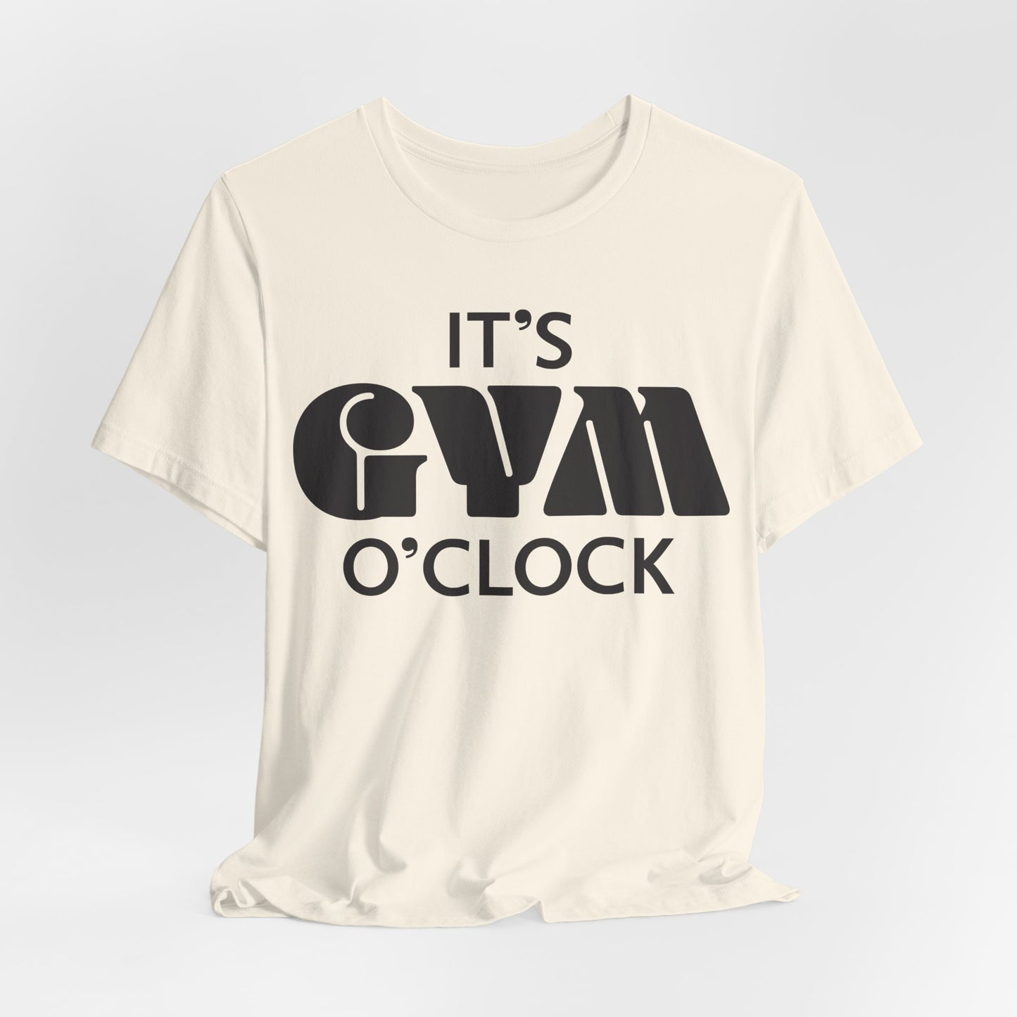 💪  It’s Gym O’Clock - Unisex Jersey Short Sleeve T-shirt