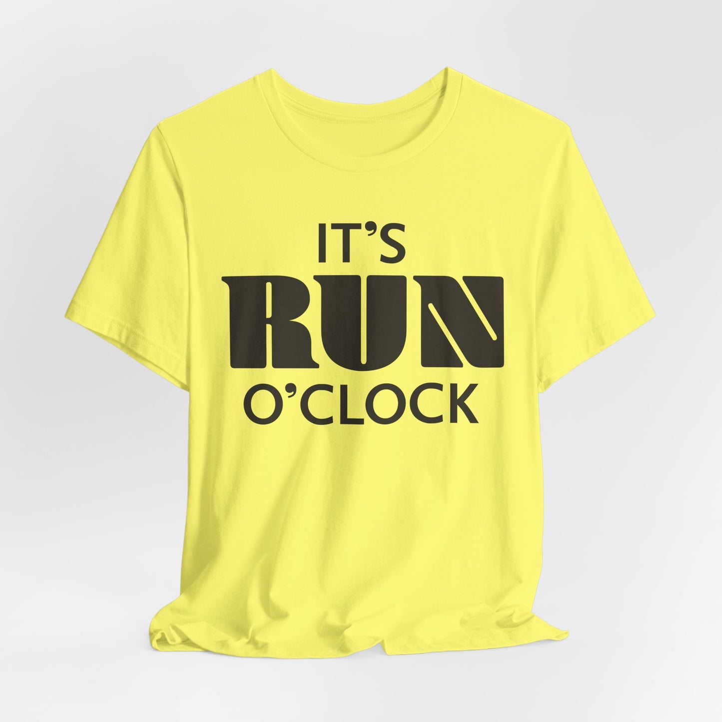 🏃 It’s Run O’Clock - Unisex Jersey Short Sleeve T-shirt