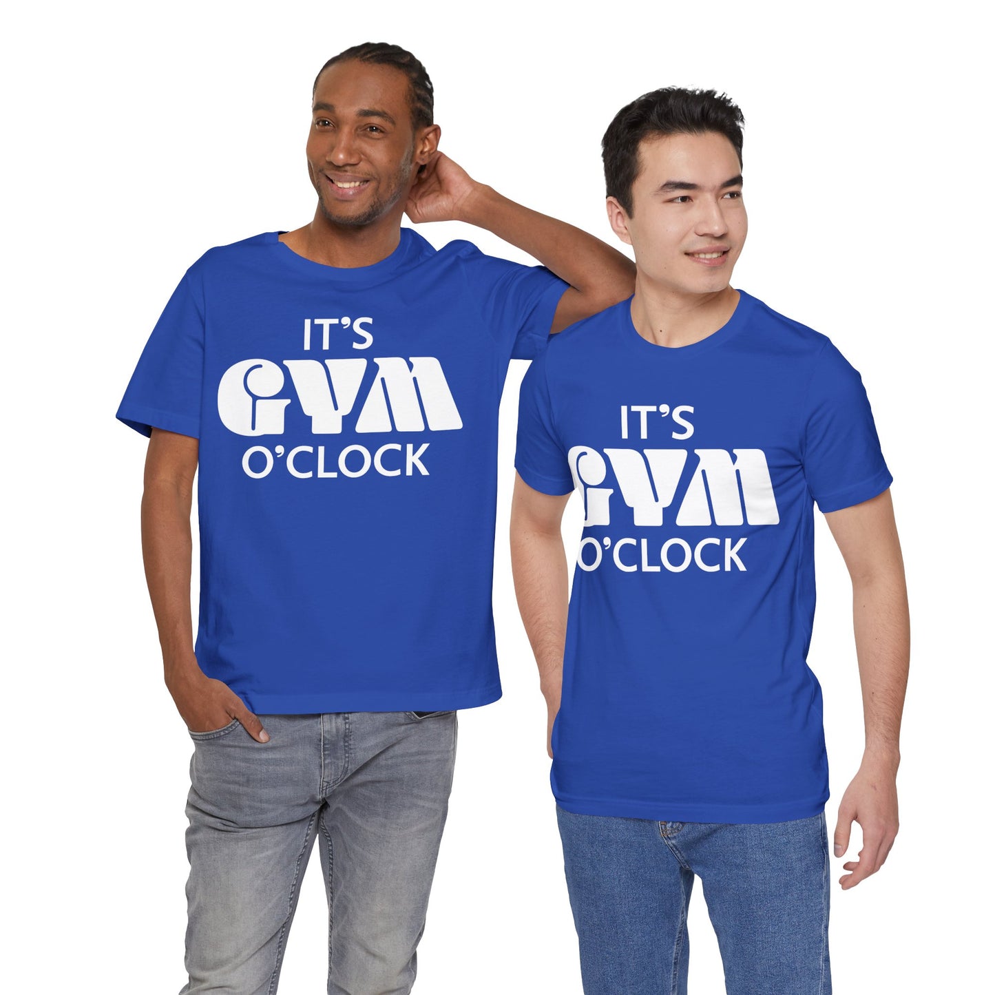 💪  It’s Gym O’Clock - Unisex Jersey Short Sleeve T-shirt
