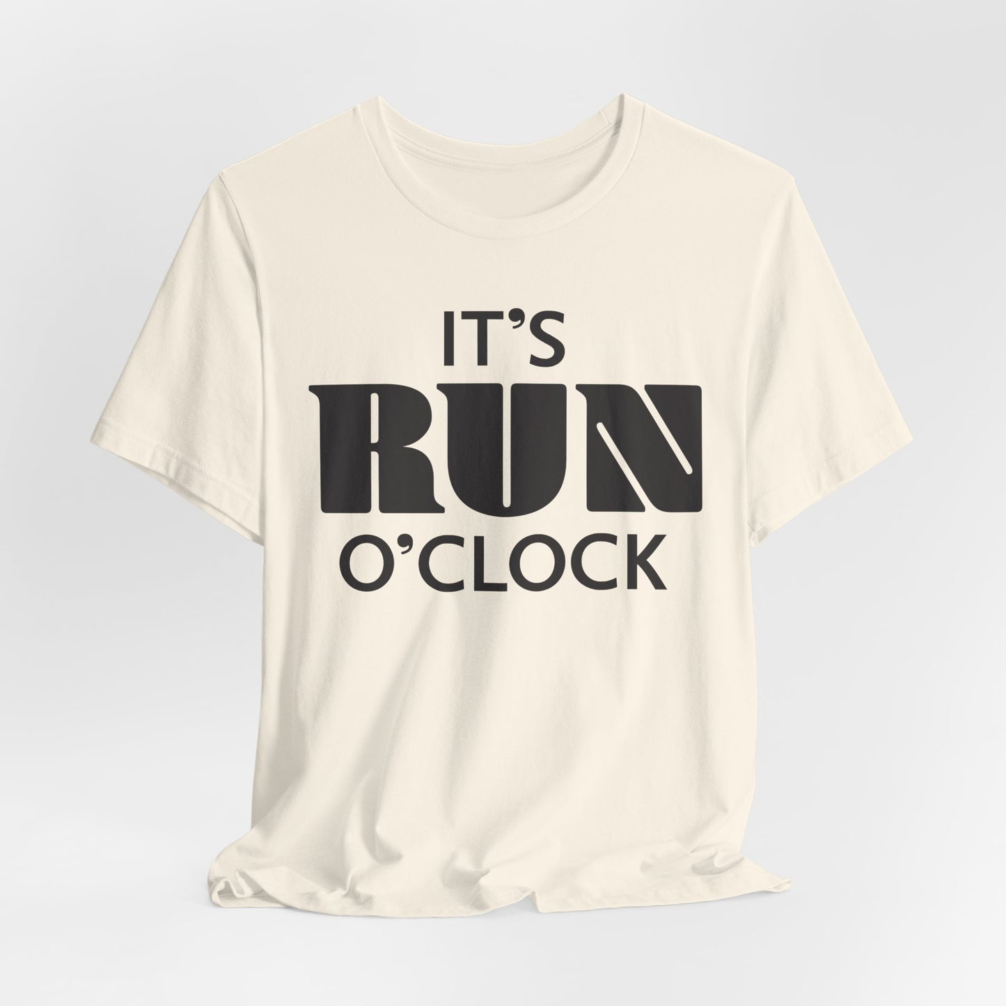 🏃 It’s Run O’Clock - Unisex Jersey Short Sleeve T-shirt