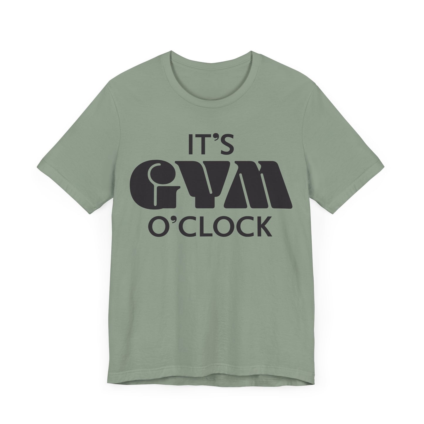 💪  It’s Gym O’Clock - Unisex Jersey Short Sleeve T-shirt