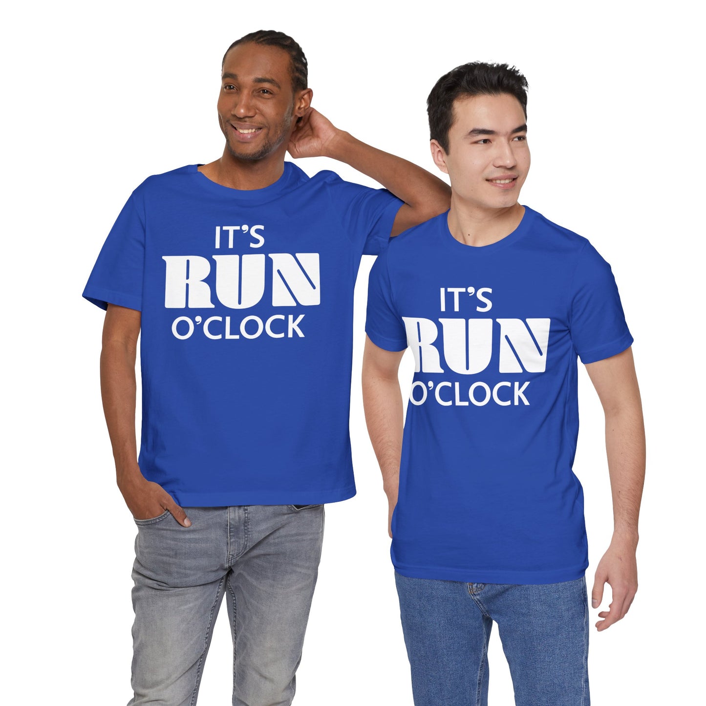 🏃 It’s Run O’Clock - Unisex Jersey Short Sleeve T-shirt