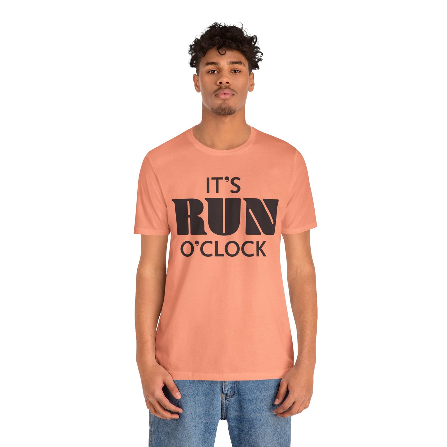 🏃 It’s Run O’Clock - Unisex Jersey Short Sleeve T-shirt