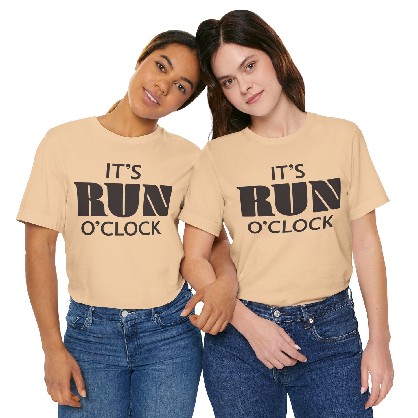 🏃 It’s Run O’Clock - Unisex Jersey Short Sleeve T-shirt
