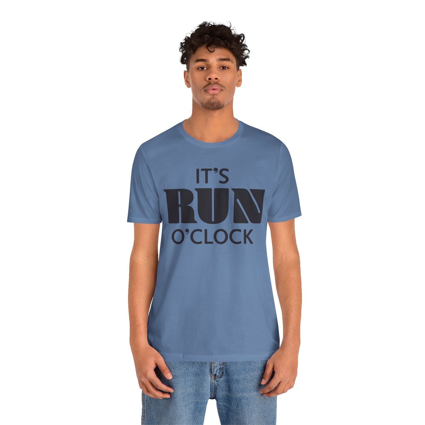 🏃 It’s Run O’Clock - Unisex Jersey Short Sleeve T-shirt